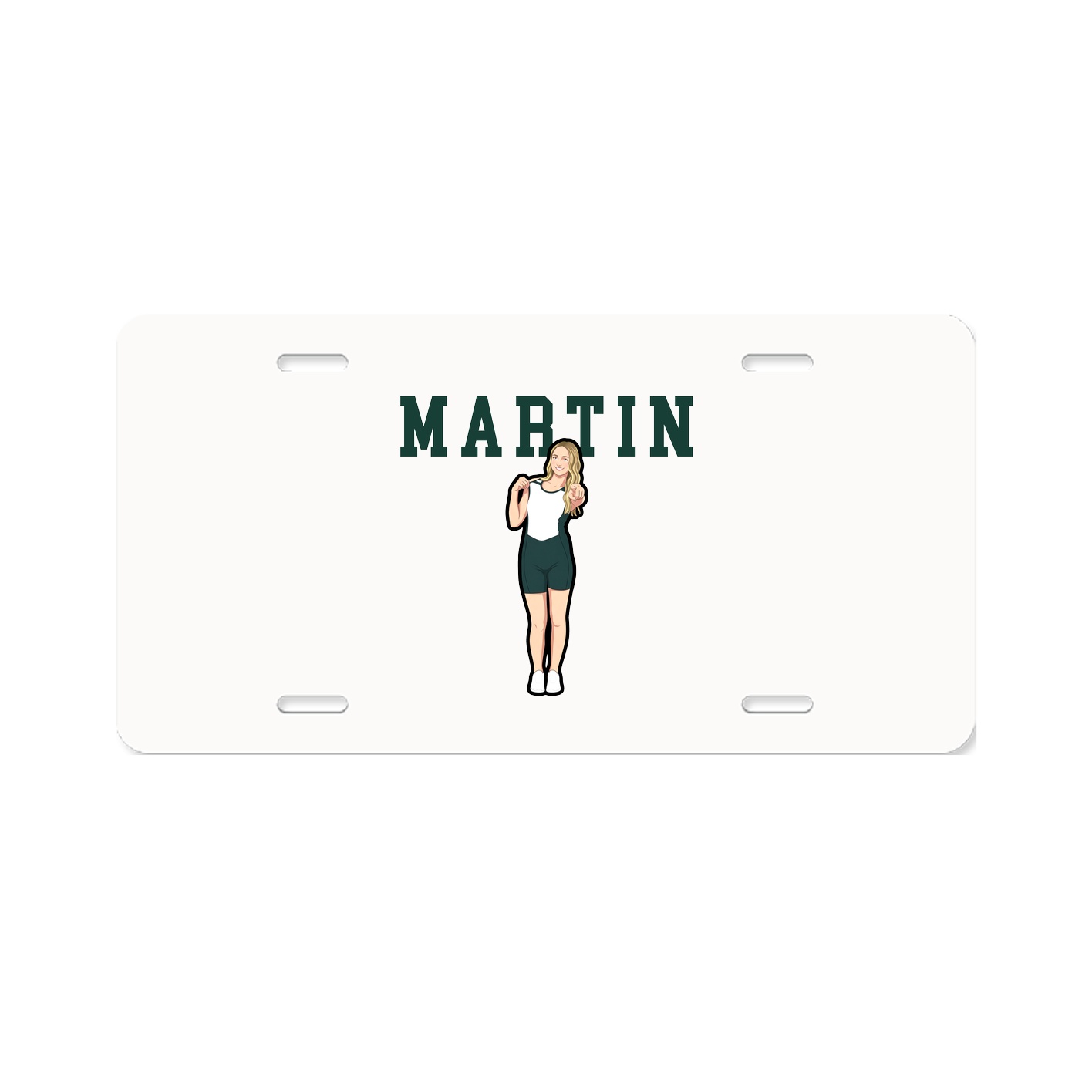License Plate — Shirsey in Classic