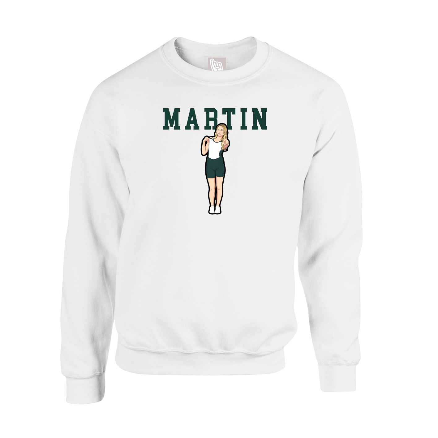 Fleece Crew — Shirsey in White