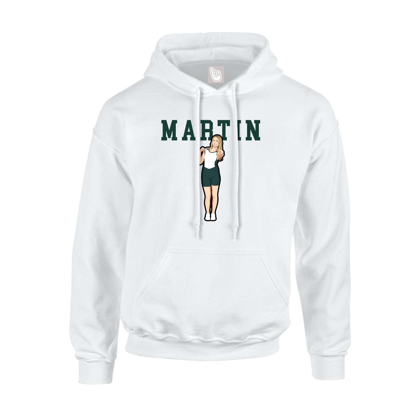 Youth Hoodie — Shirsey in White