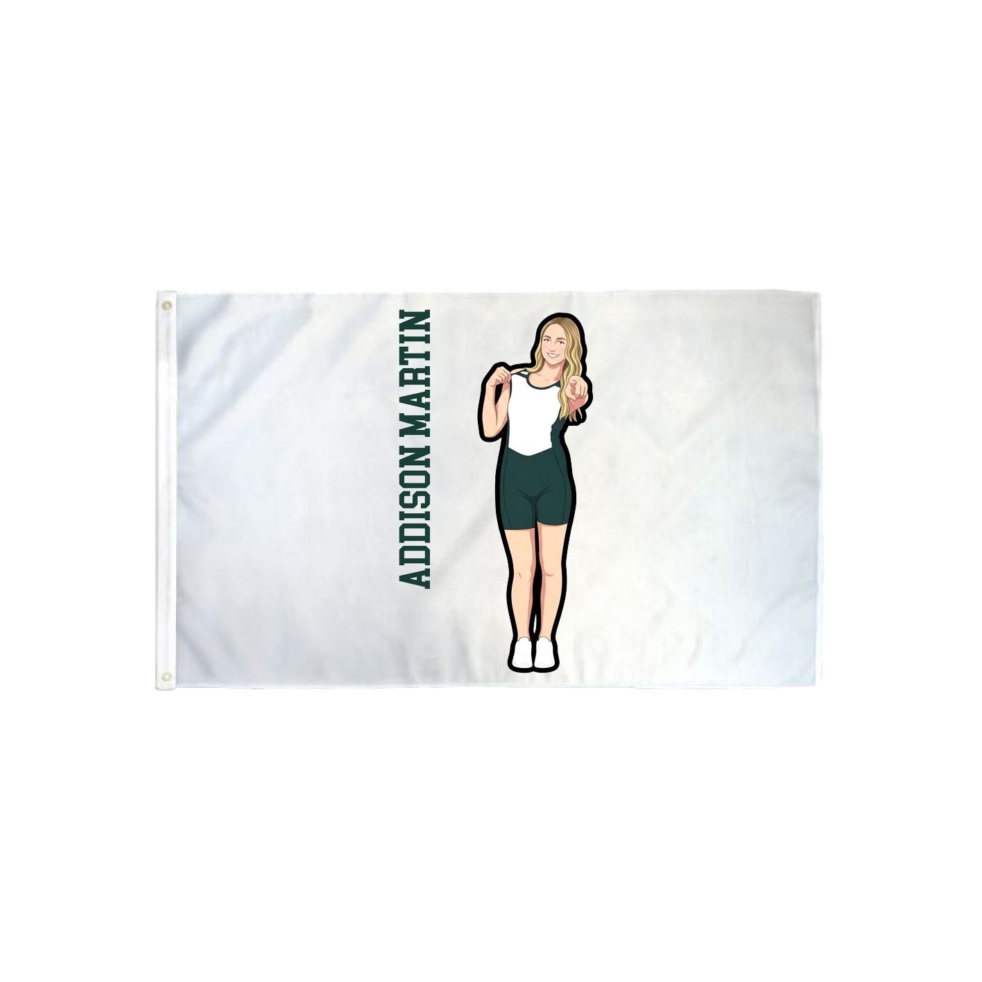 3x5 Flag — Name Vertical in Classic
