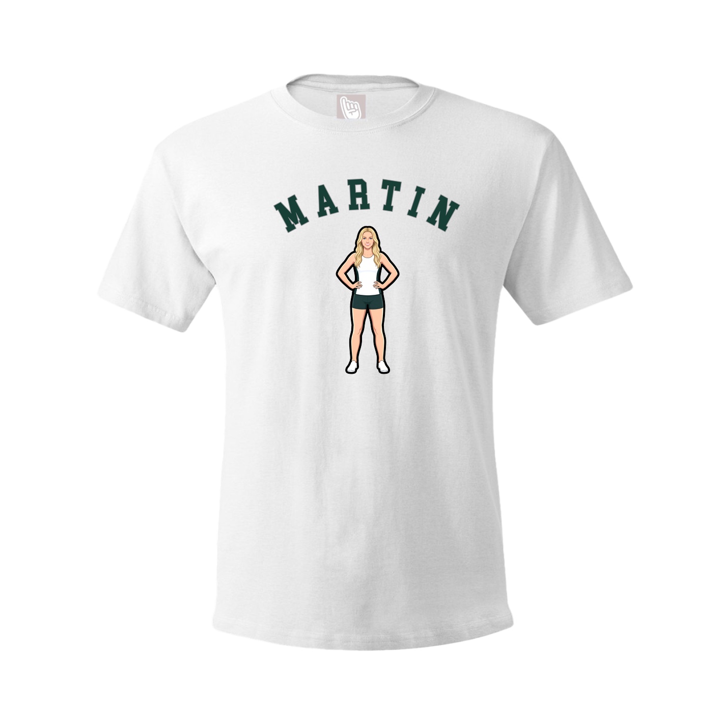 Youth Tee — Shirsey Arch in White