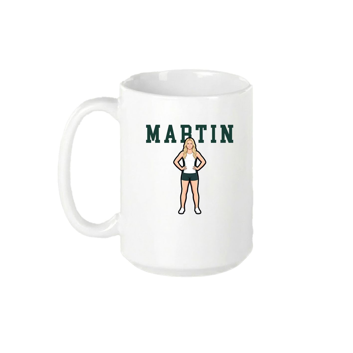 15oz Coffee Mug — Shirsey in White