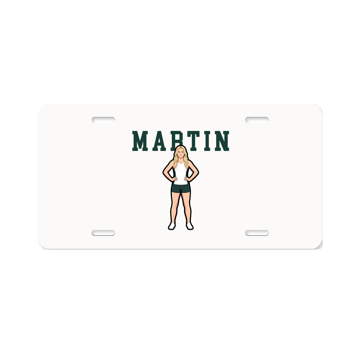 License Plate — Shirsey in Classic