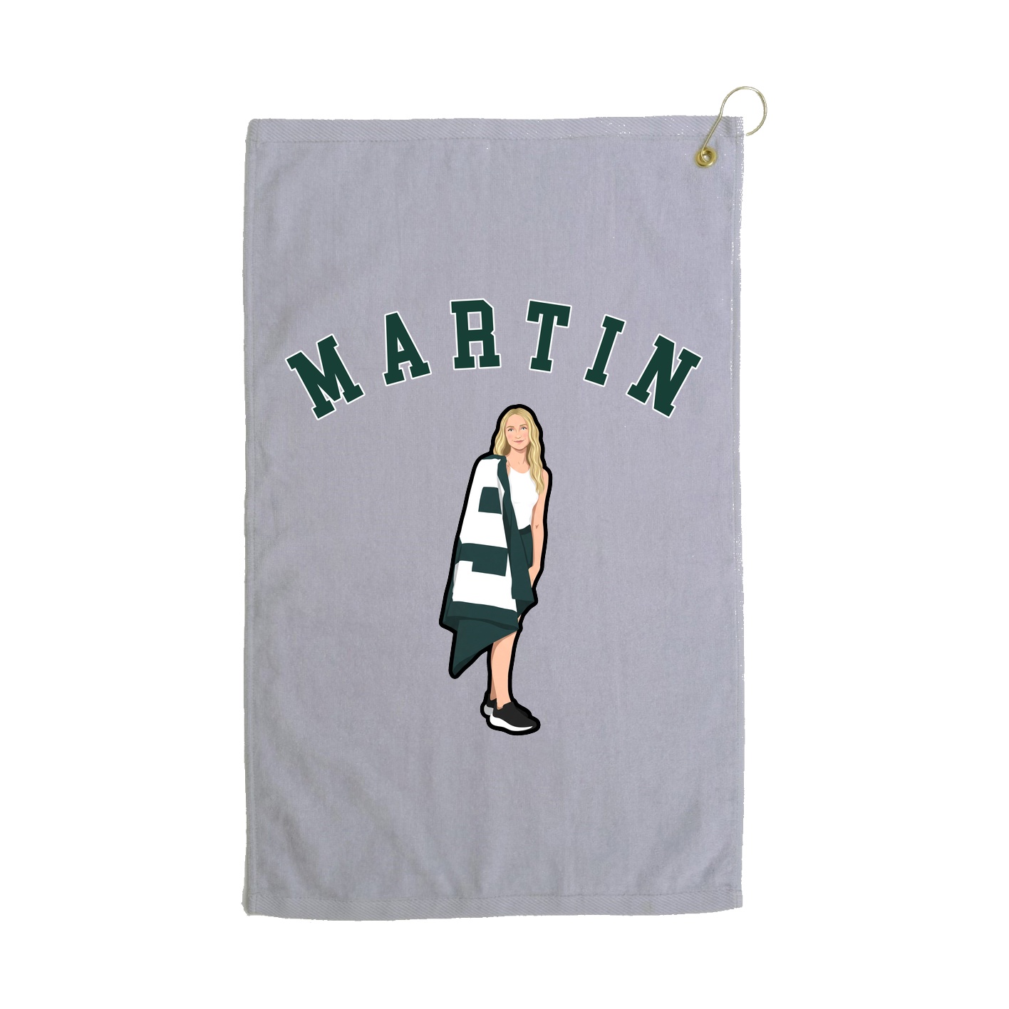 Golf Towel — Shirsey Arch in Grey