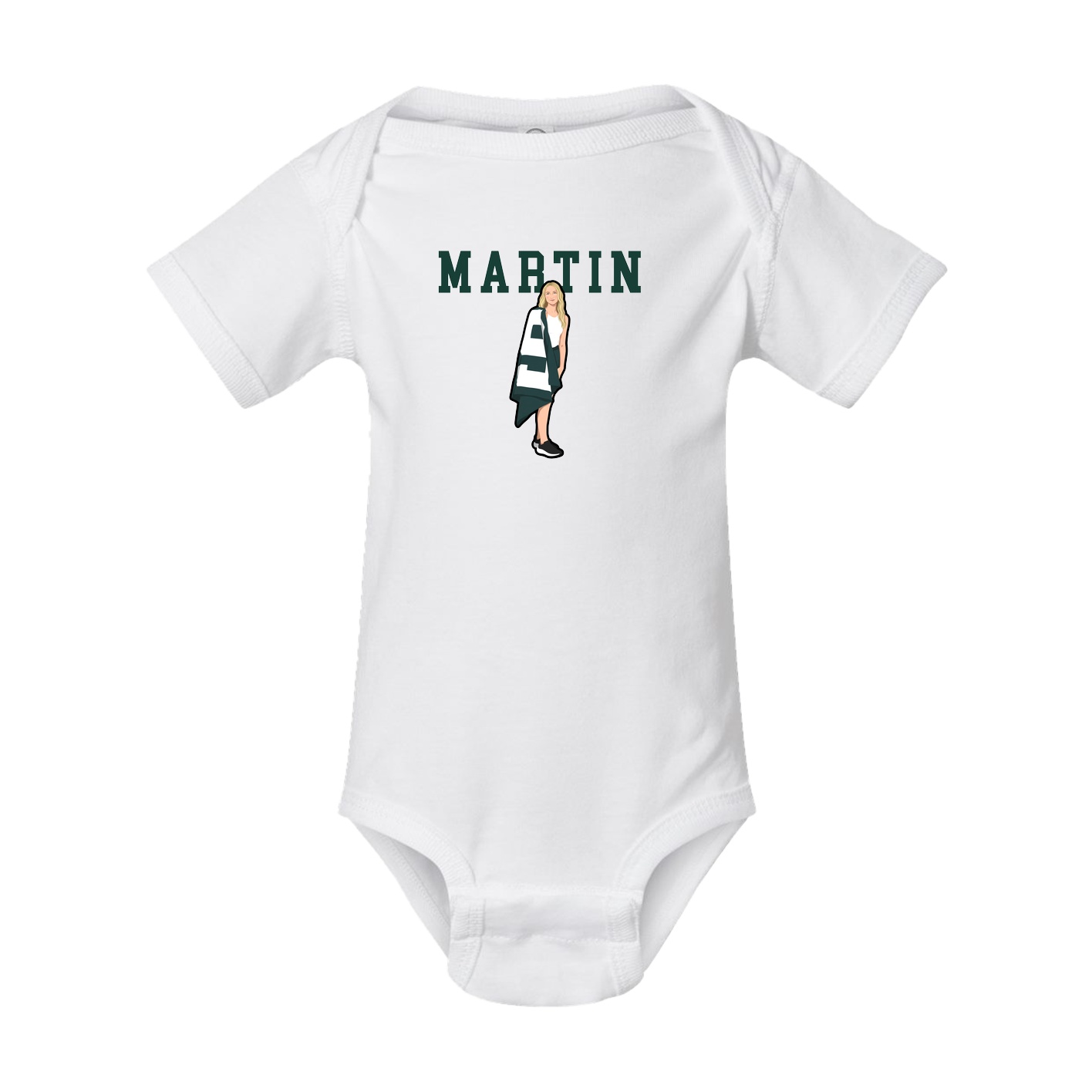 Baby Onesie — Shirsey in White