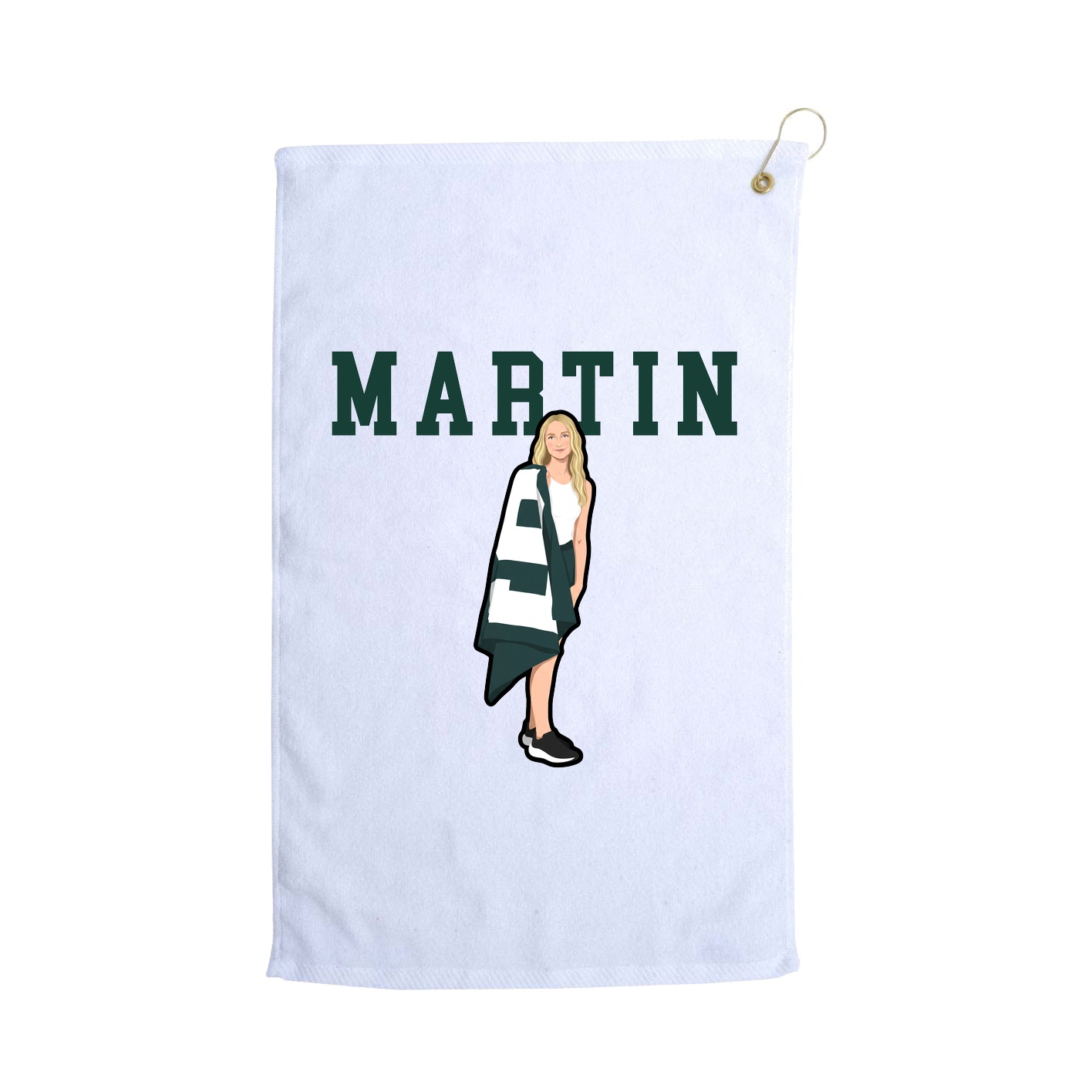 Golf Towel — Shirsey in White