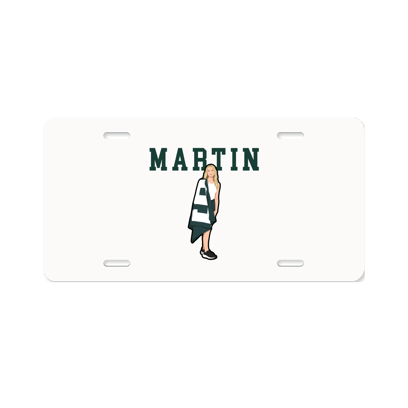 License Plate — Shirsey in Classic