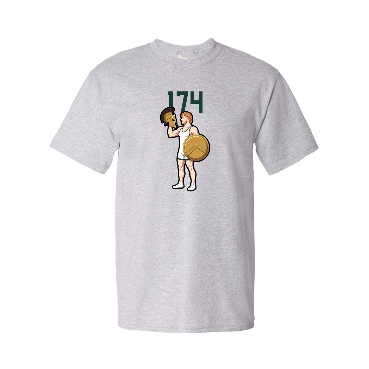 Tee — Number Top in Grey