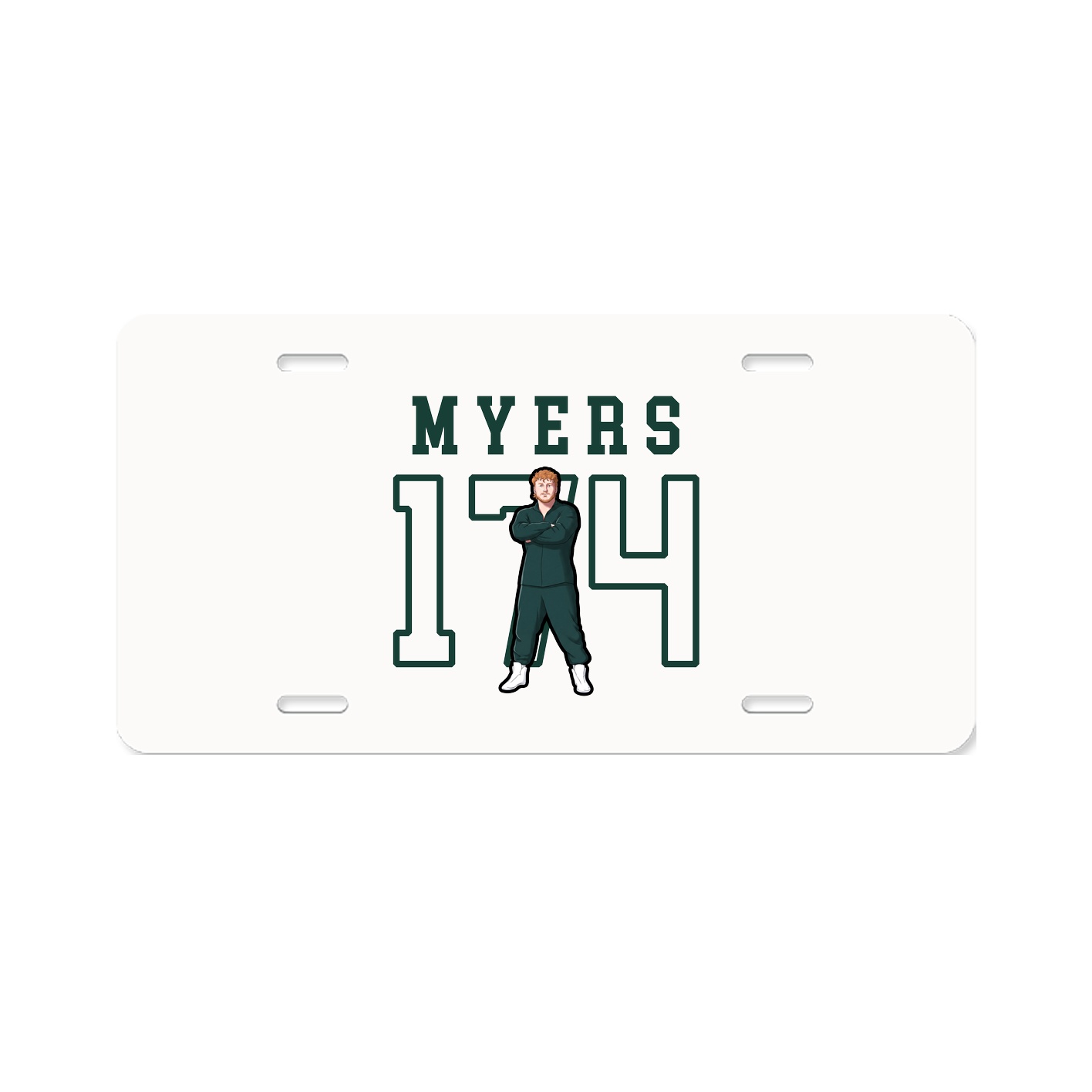 License Plate — Shirsey in Classic