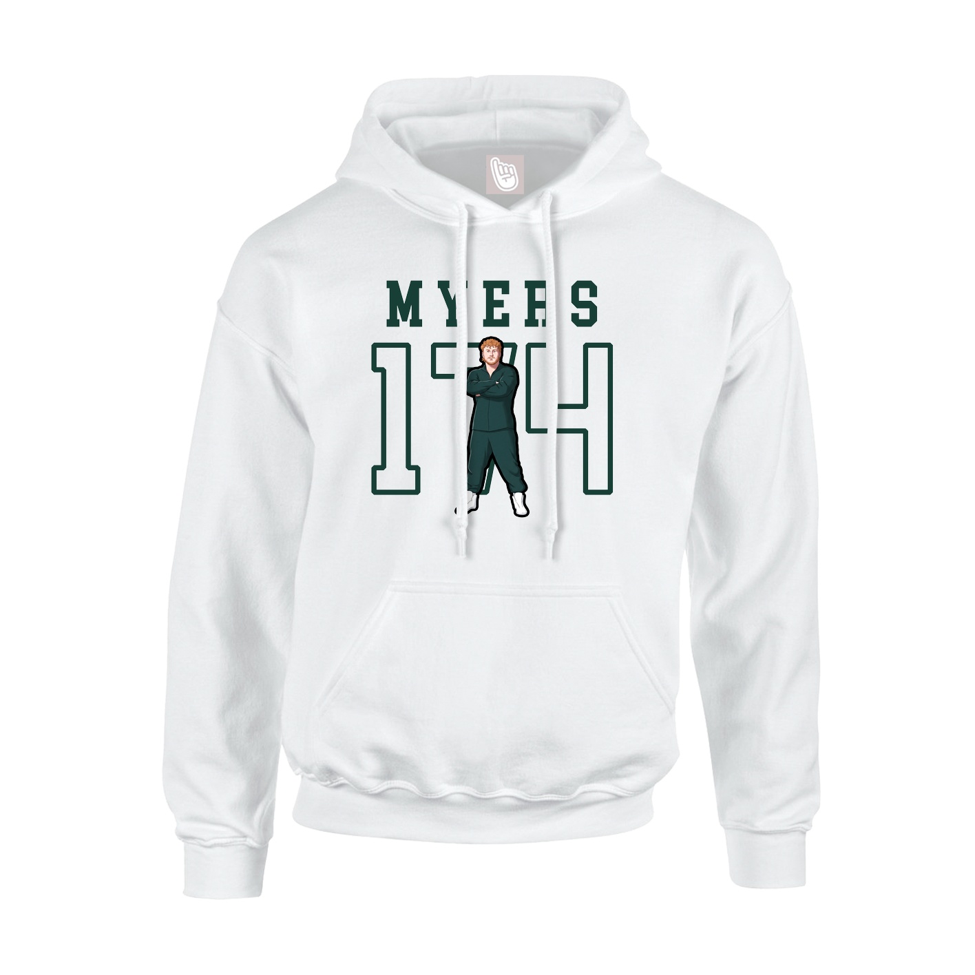 Hoodie — Shirsey in White