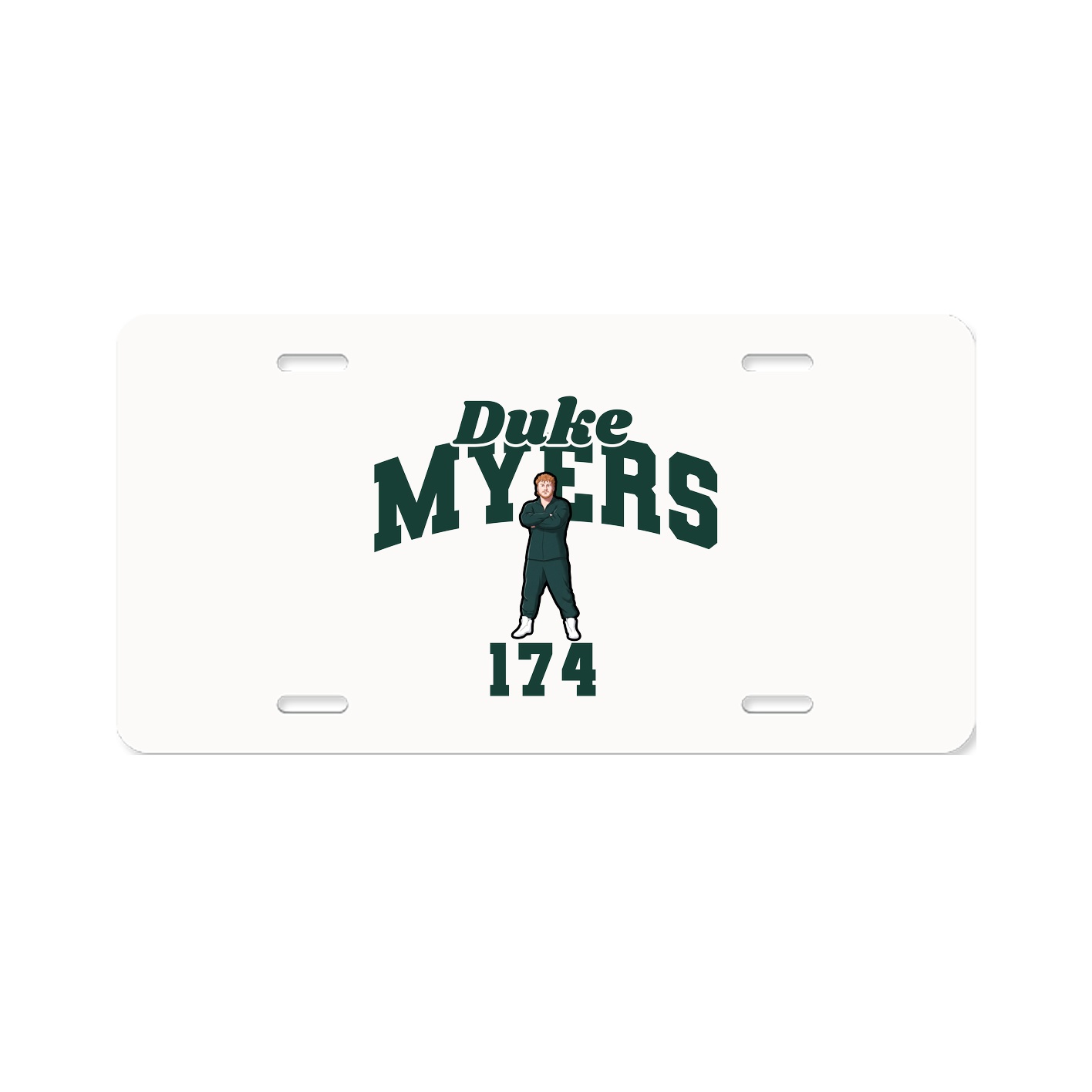 License Plate — Signature Arch in Classic