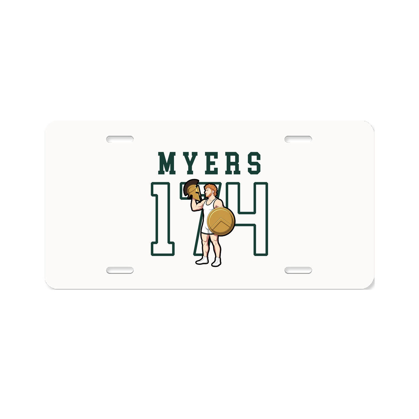 License Plate — Shirsey in Classic