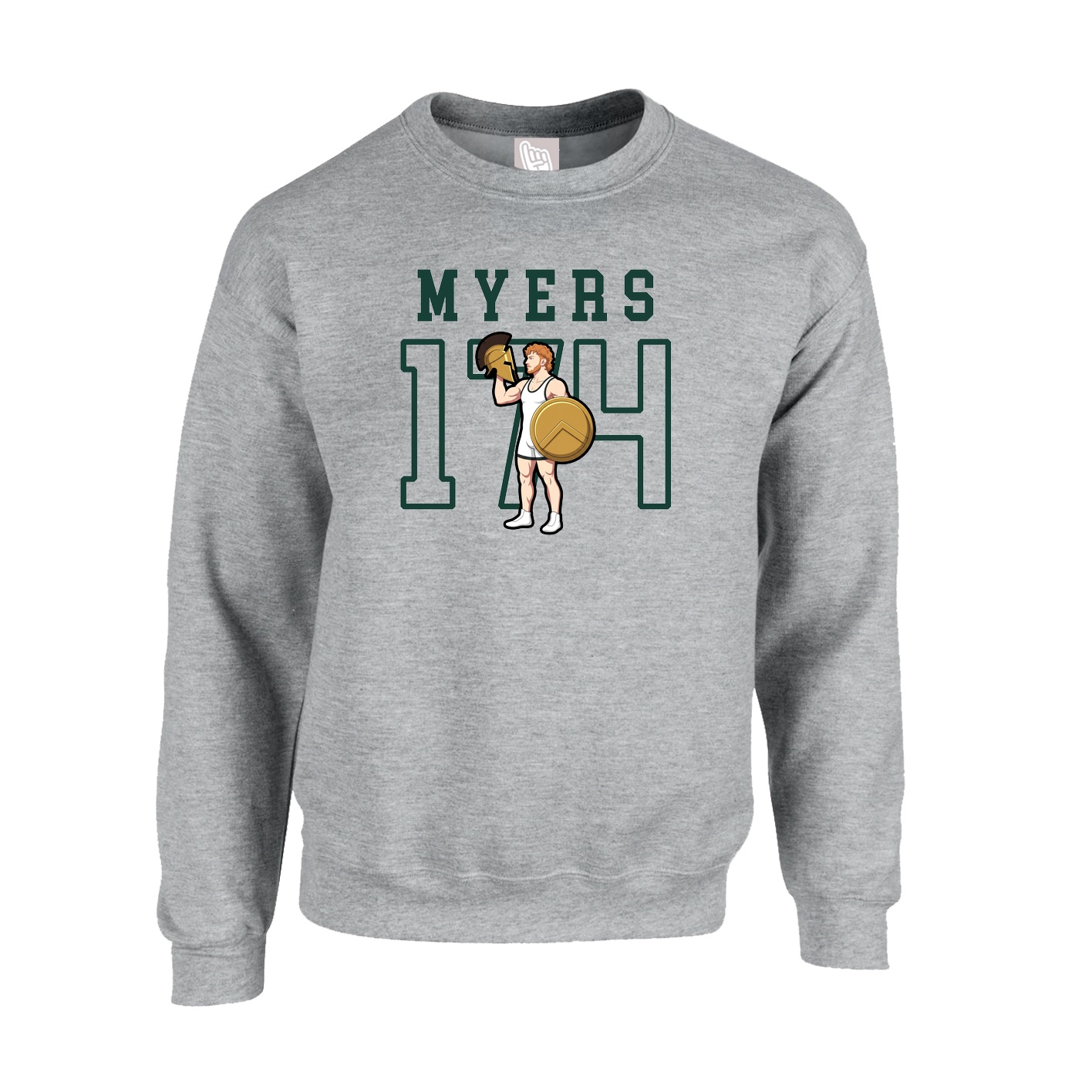 Fleece Crew — Shirsey in Grey
