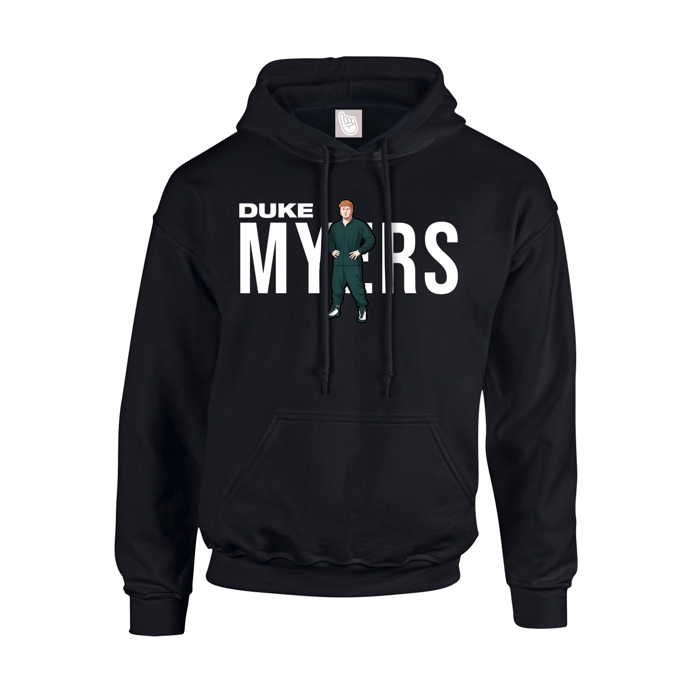 Youth Hoodie — Player Name in Black