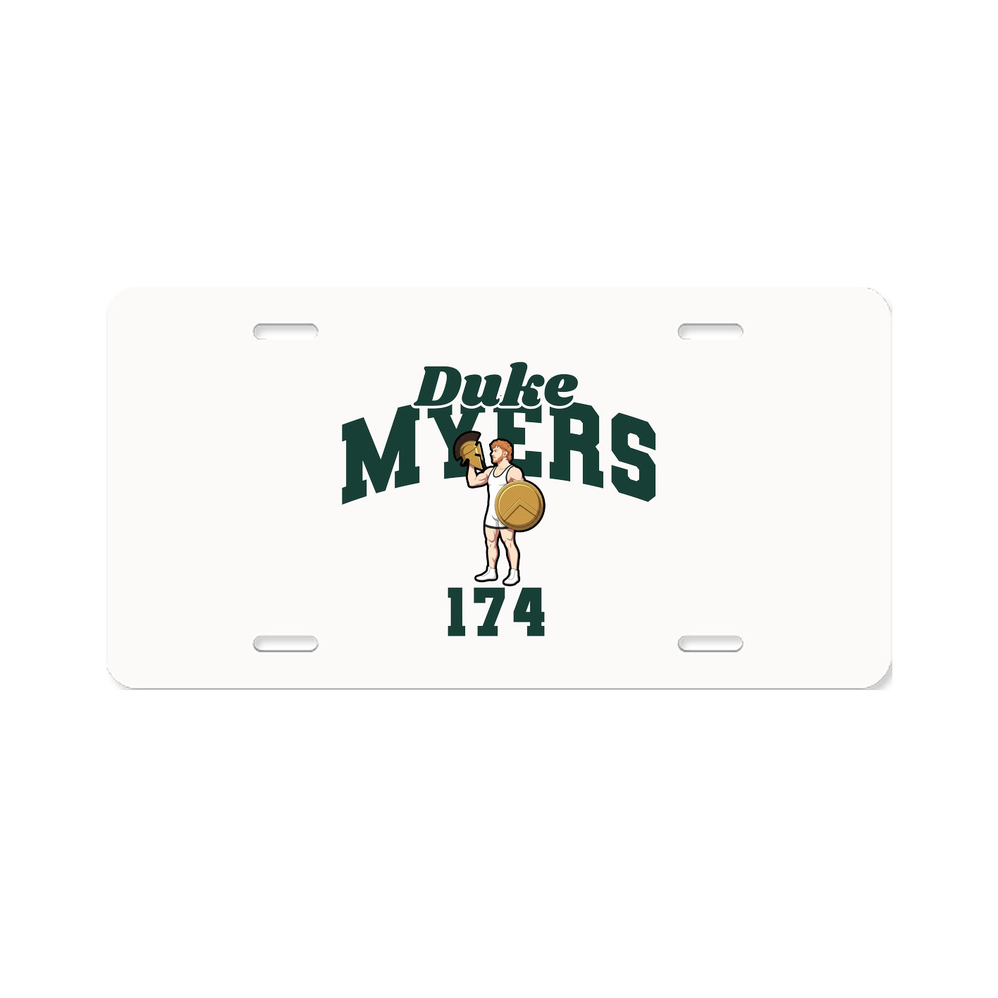 License Plate — Signature Arch in Classic