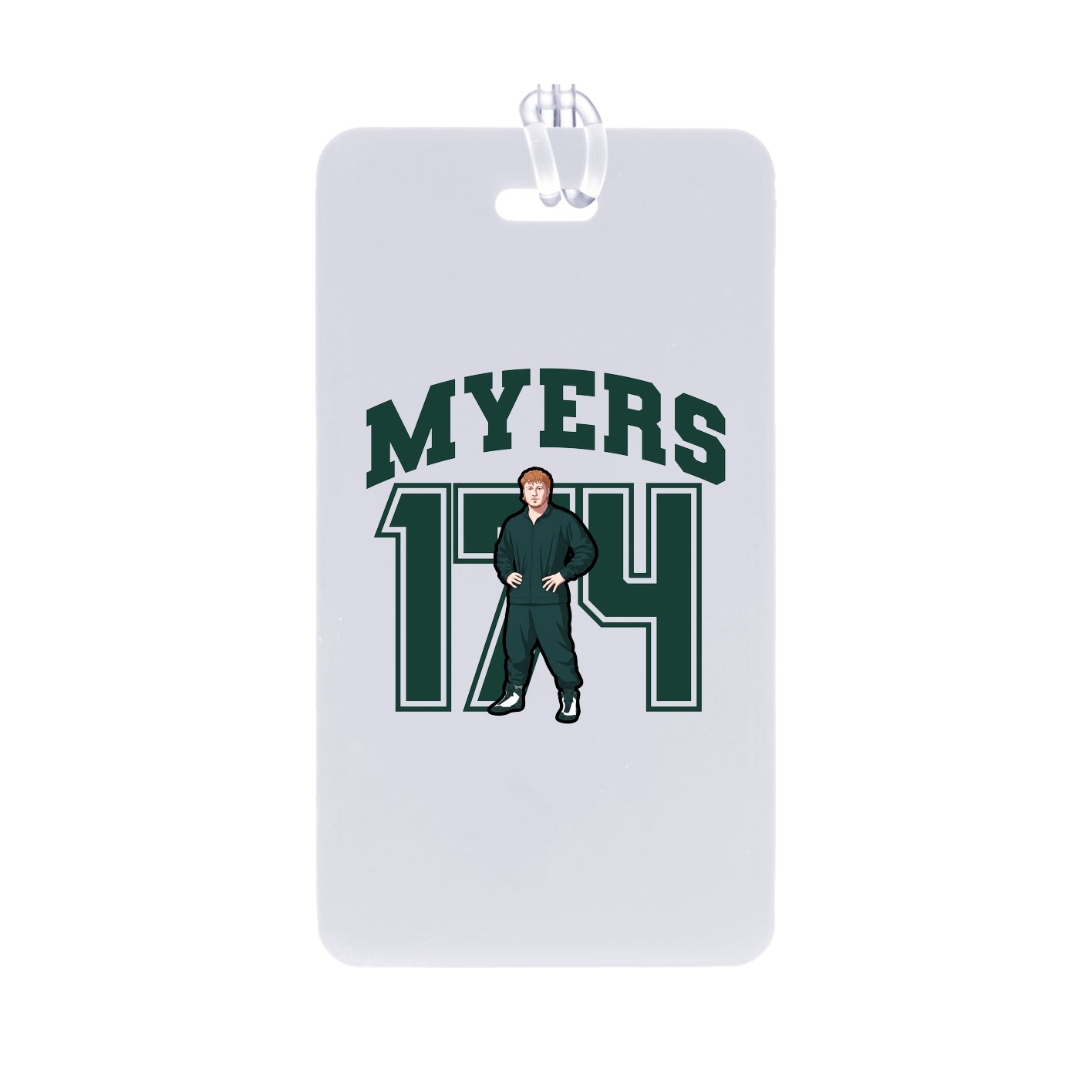 Bag Tag — Number in Classic