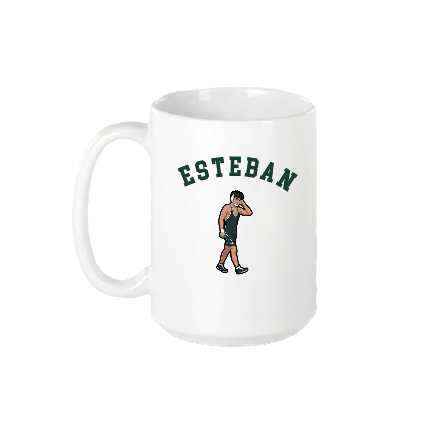 15oz Coffee Mug — Shirsey Arch in White
