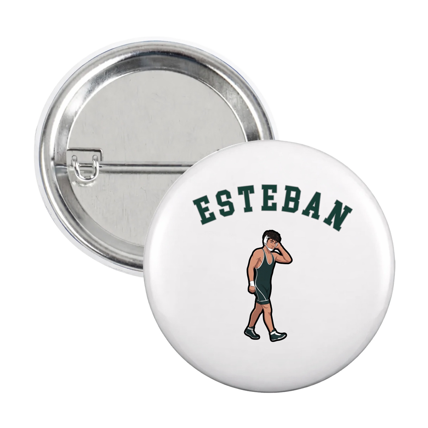 Game Day Button — Shirsey Arch in White