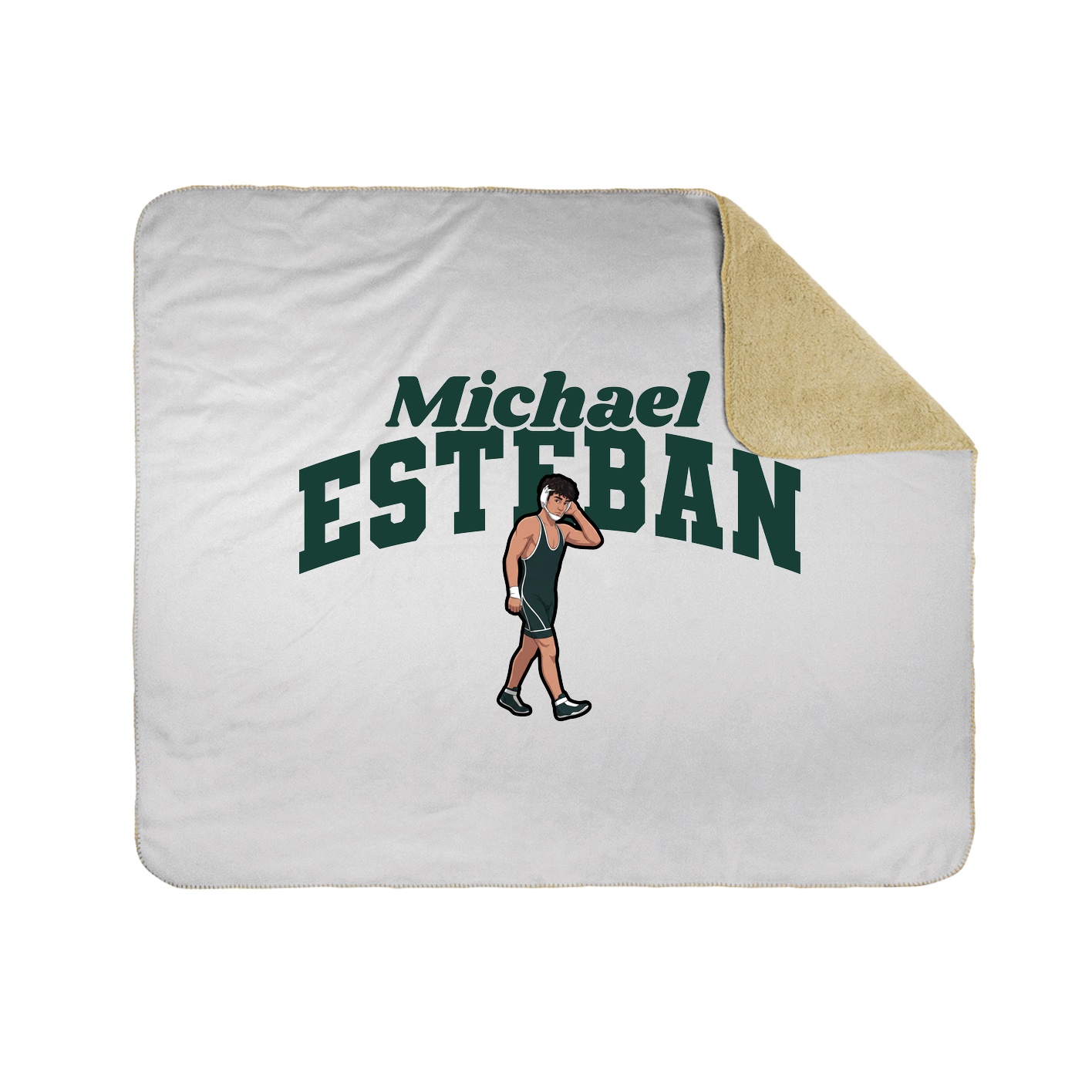 Throw Blanket — Signature Arch in White