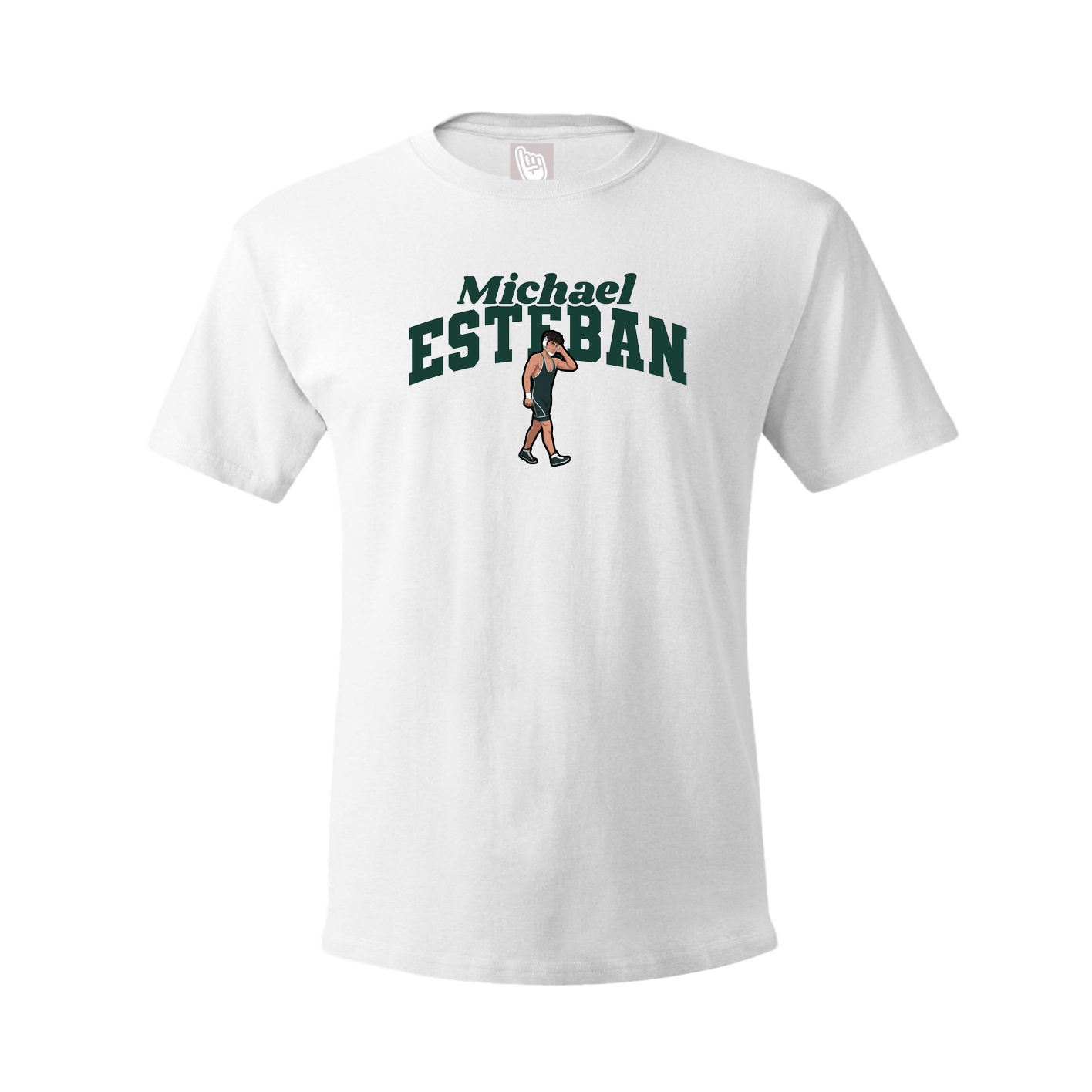 Youth Tee — Signature Arch in White