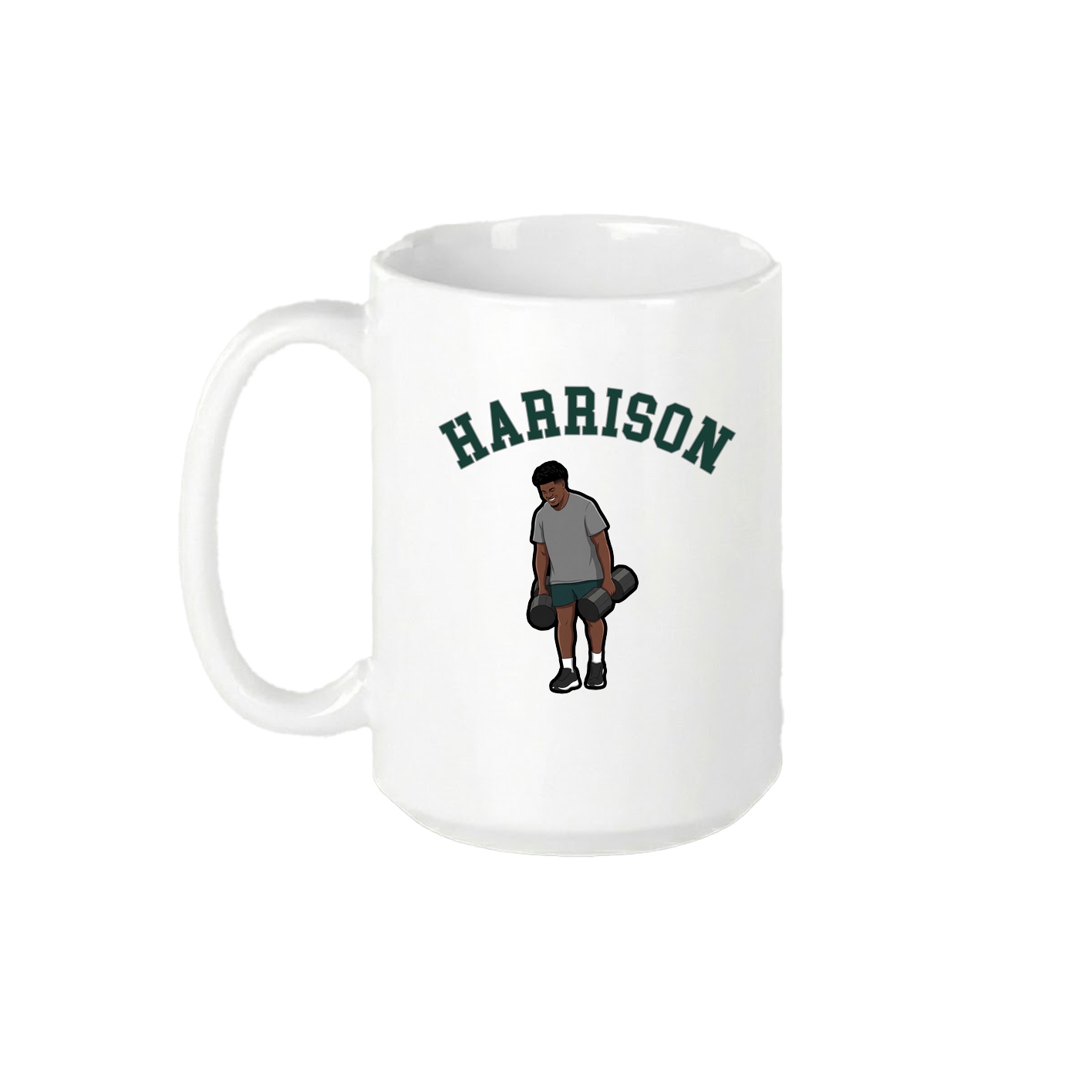 15oz Coffee Mug — Shirsey Arch in White