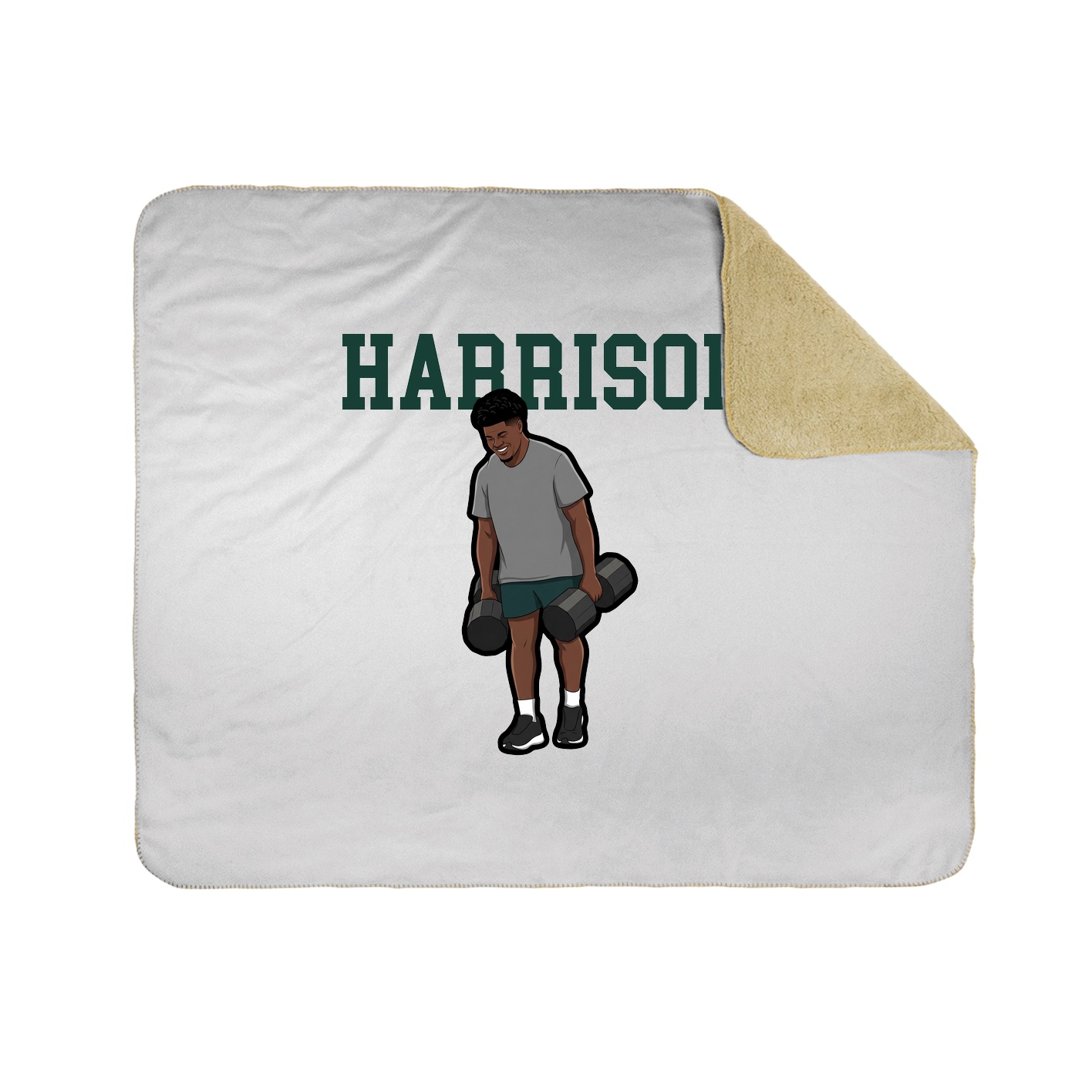 Throw Blanket — Shirsey in White