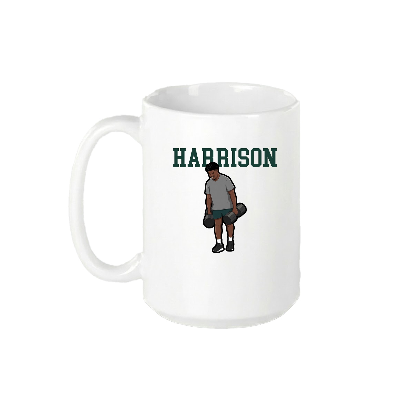 15oz Coffee Mug — Shirsey in White