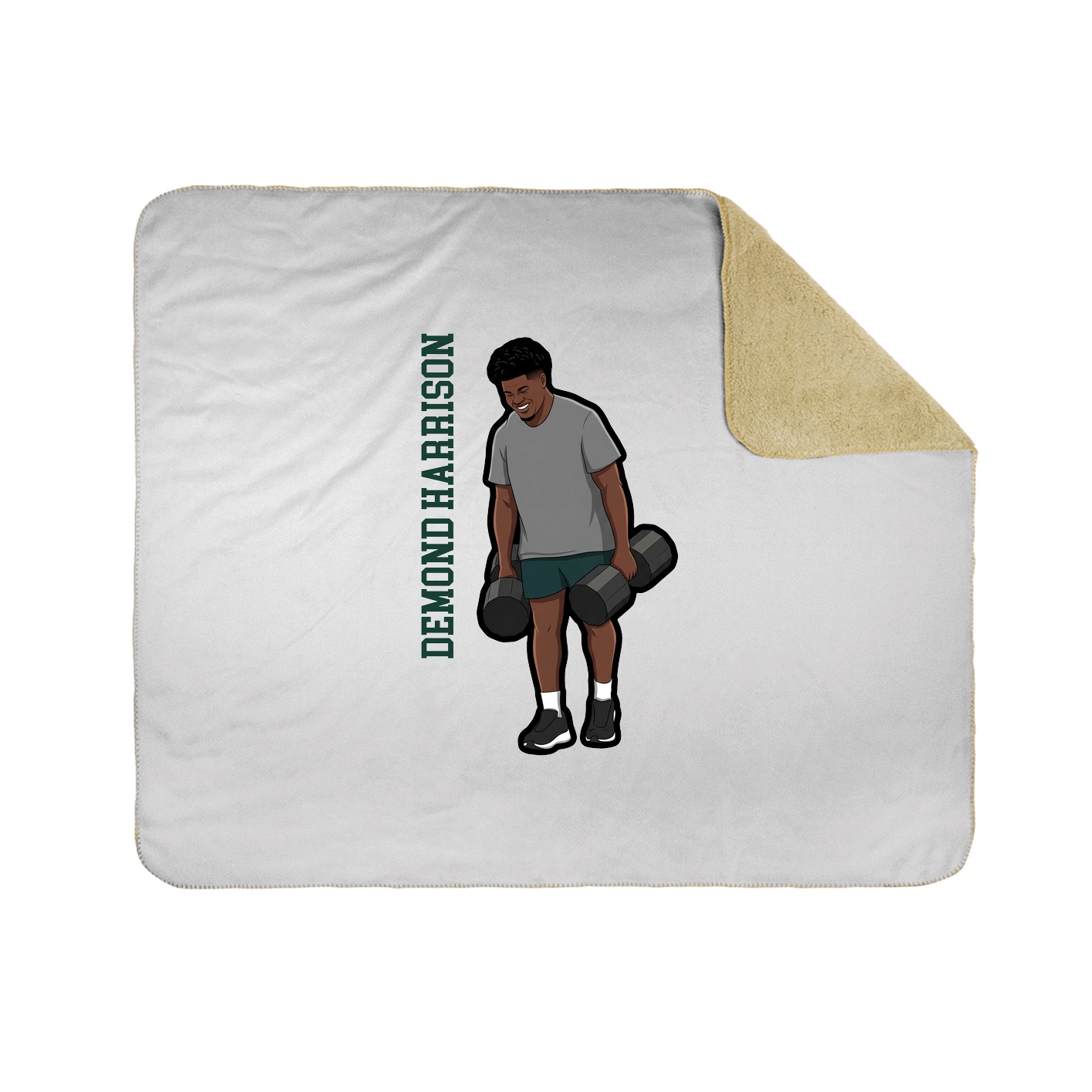 50x60 Sherpa Lined Throw Blanket