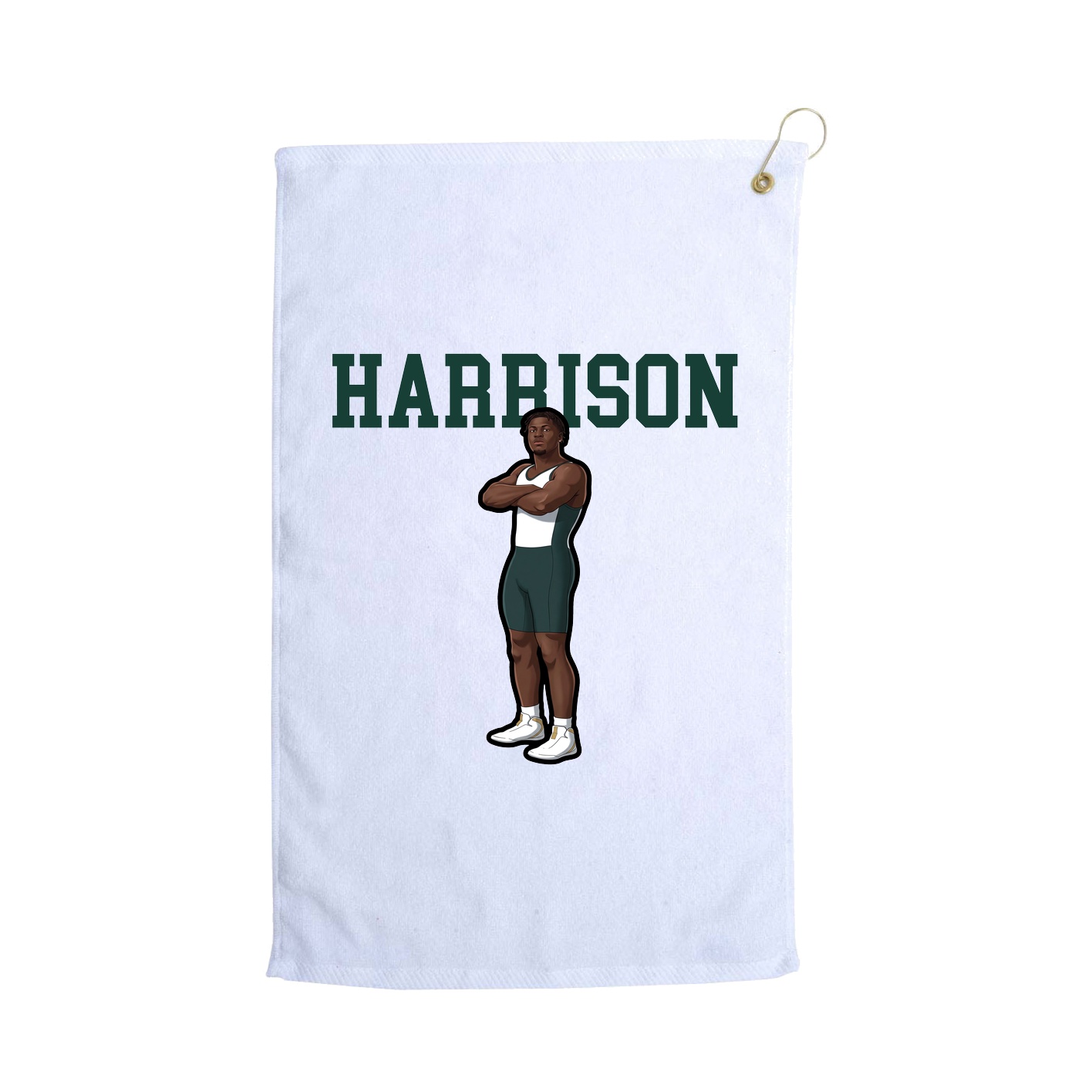 Golf Towel — Shirsey in White