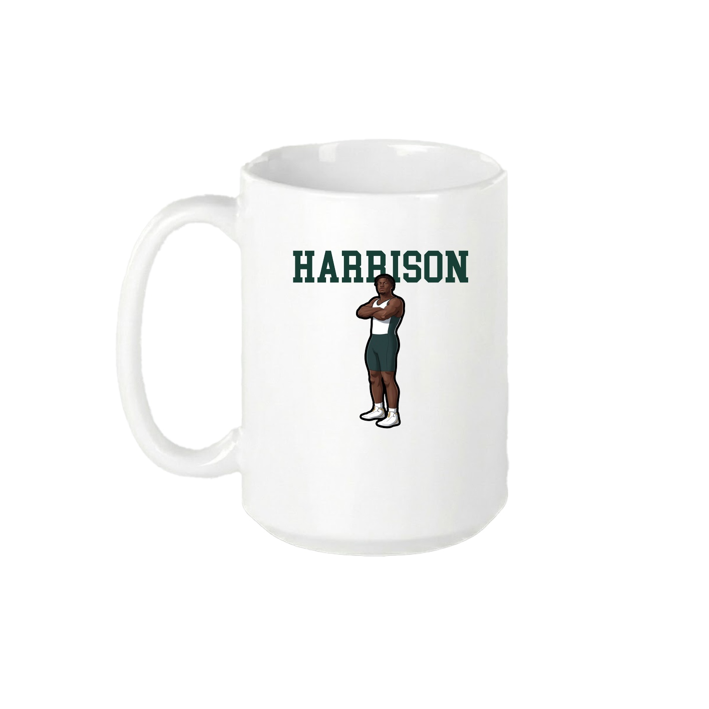 15oz Coffee Mug — Shirsey in White