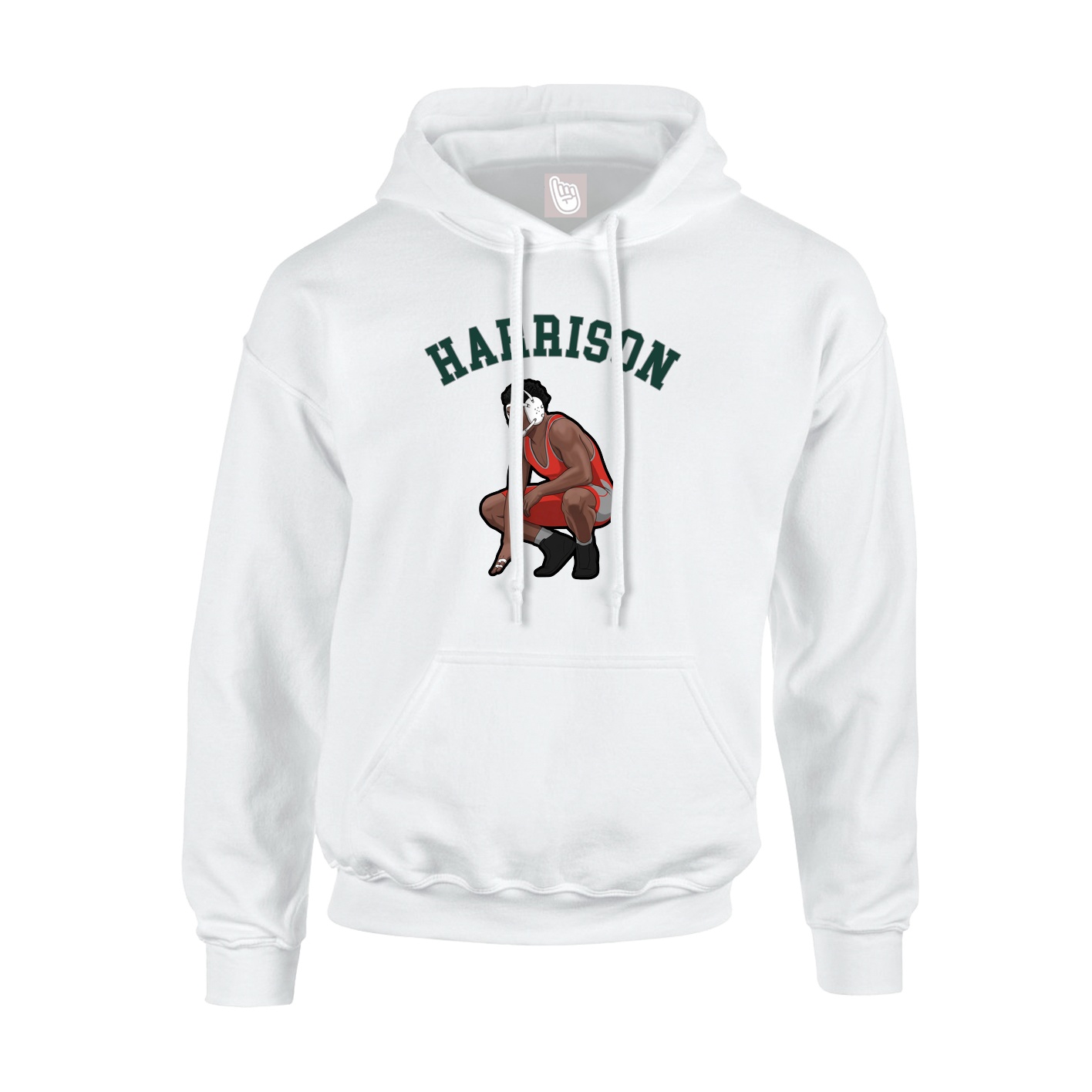 Hoodie — Shirsey Arch in White