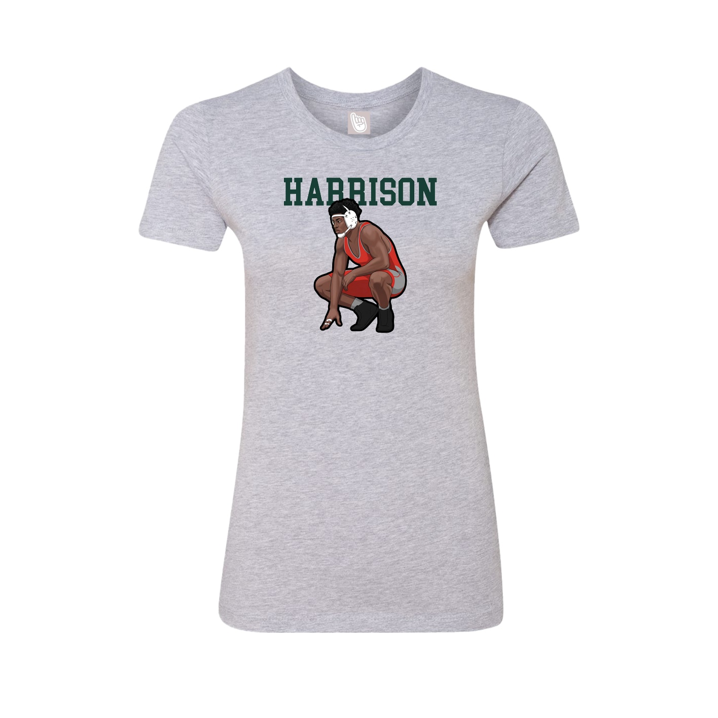 Fitted Women's Tee — Shirsey in Grey