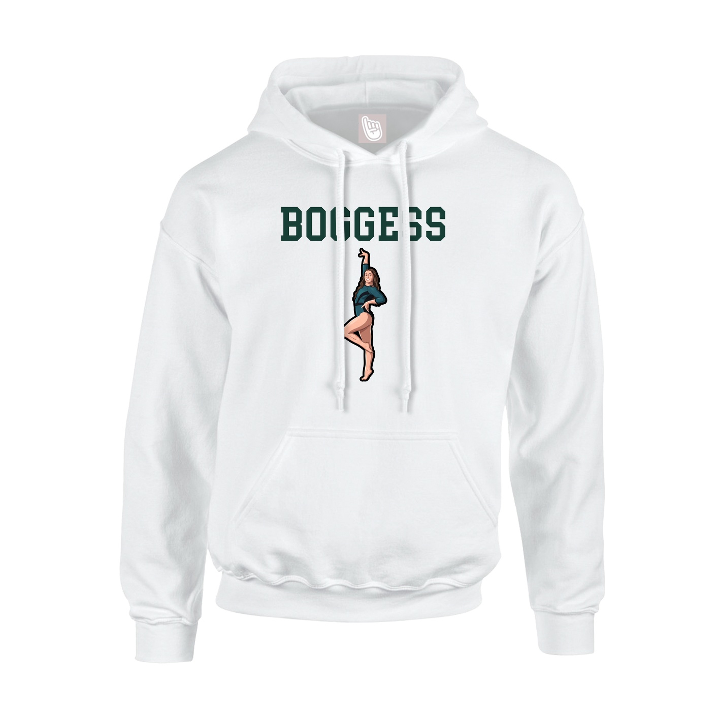 Hoodie — Shirsey in White