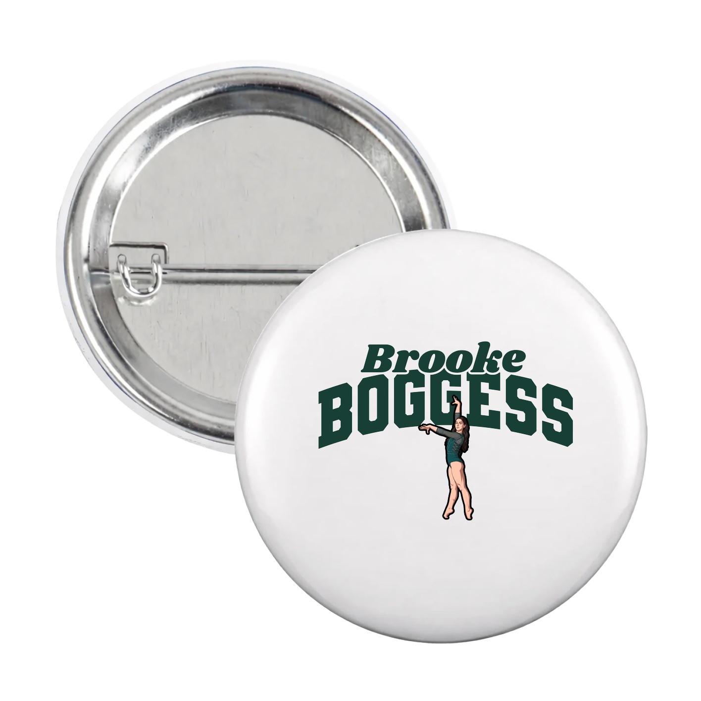 Game Day Button — Signature Arch in White