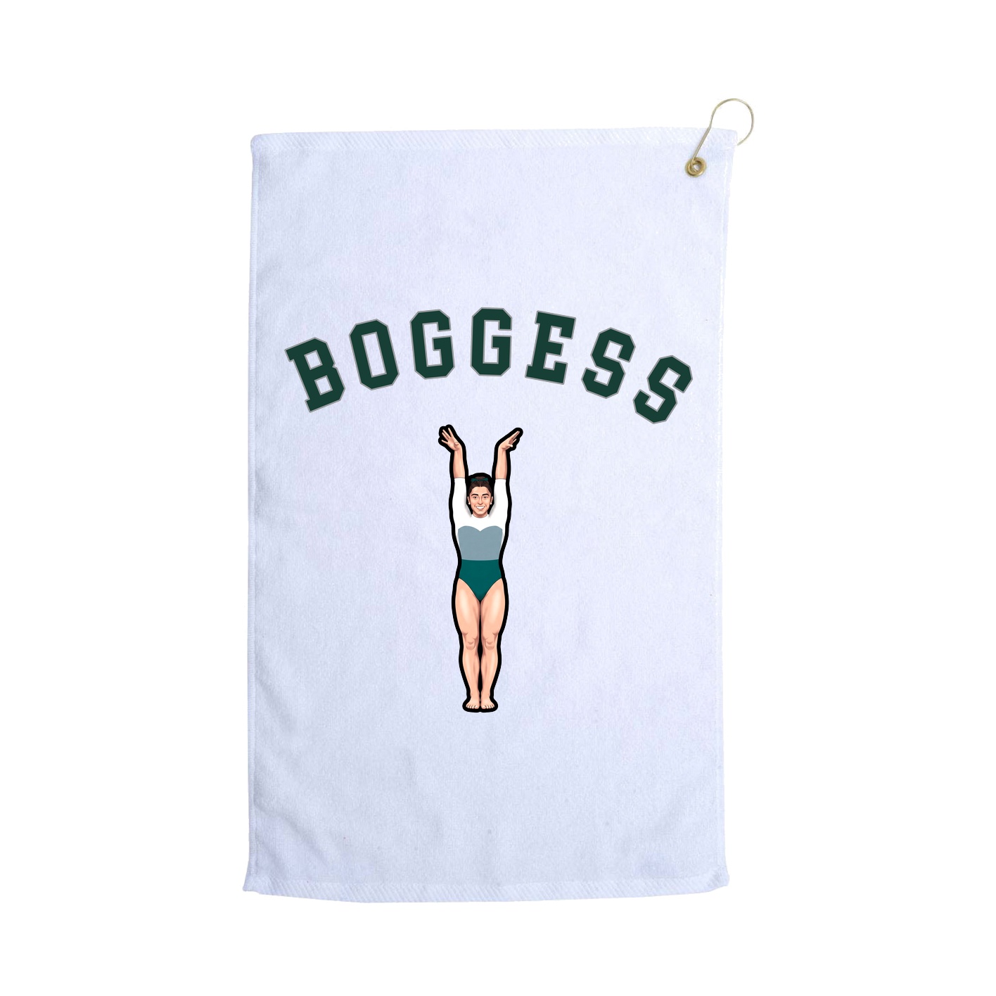 Golf Towel — Shirsey Arch in White
