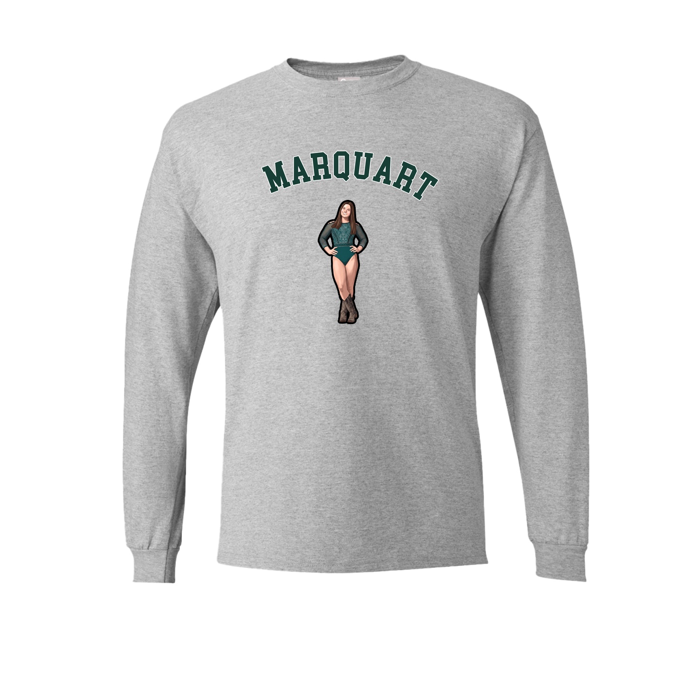 Long Sleeve Tee — Shirsey Arch in Grey