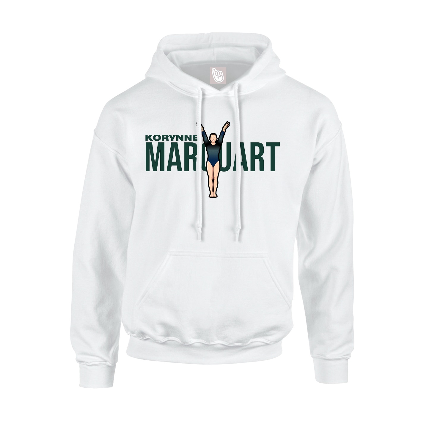 Hoodie — Player Name in White