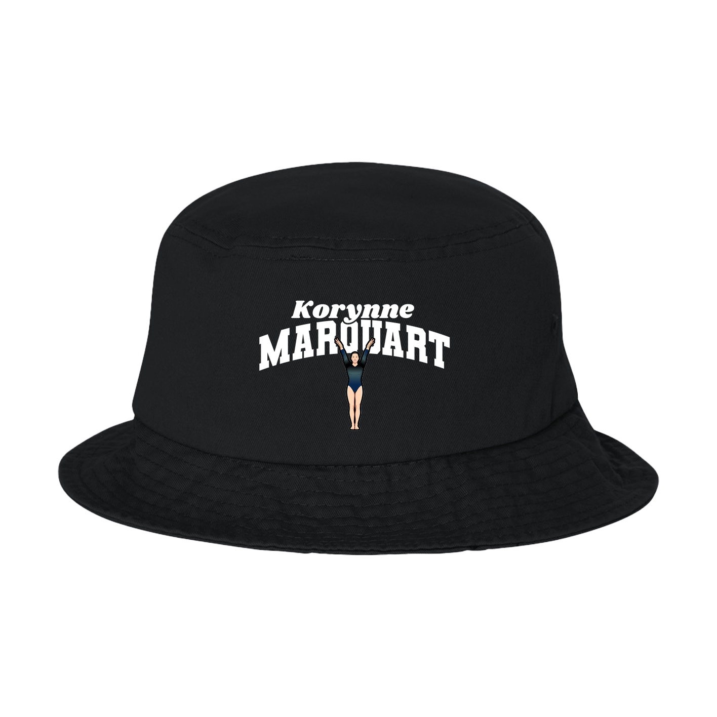 Bucket Cap — Signature Arch in Black