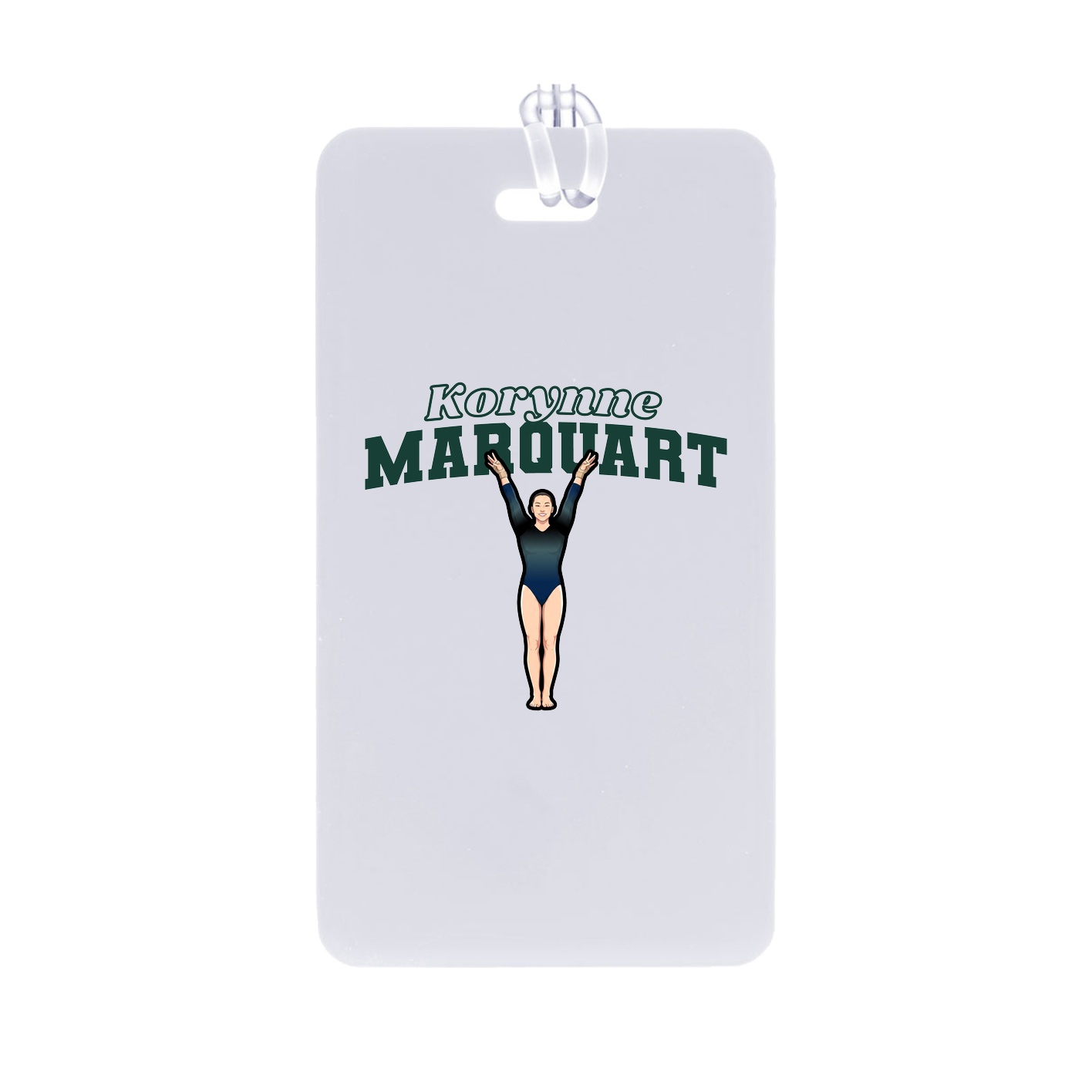 Bag Tag — Name Arch in Classic