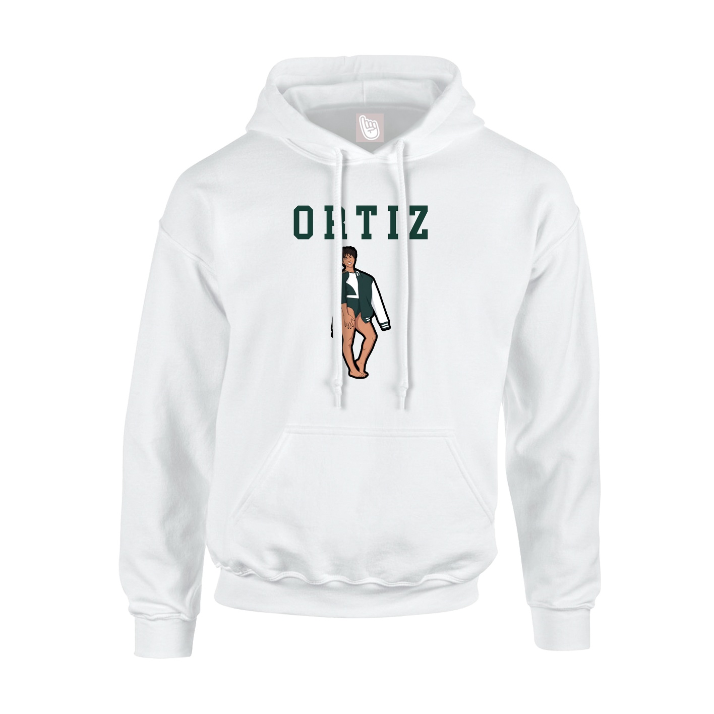 Hoodie — Shirsey in White