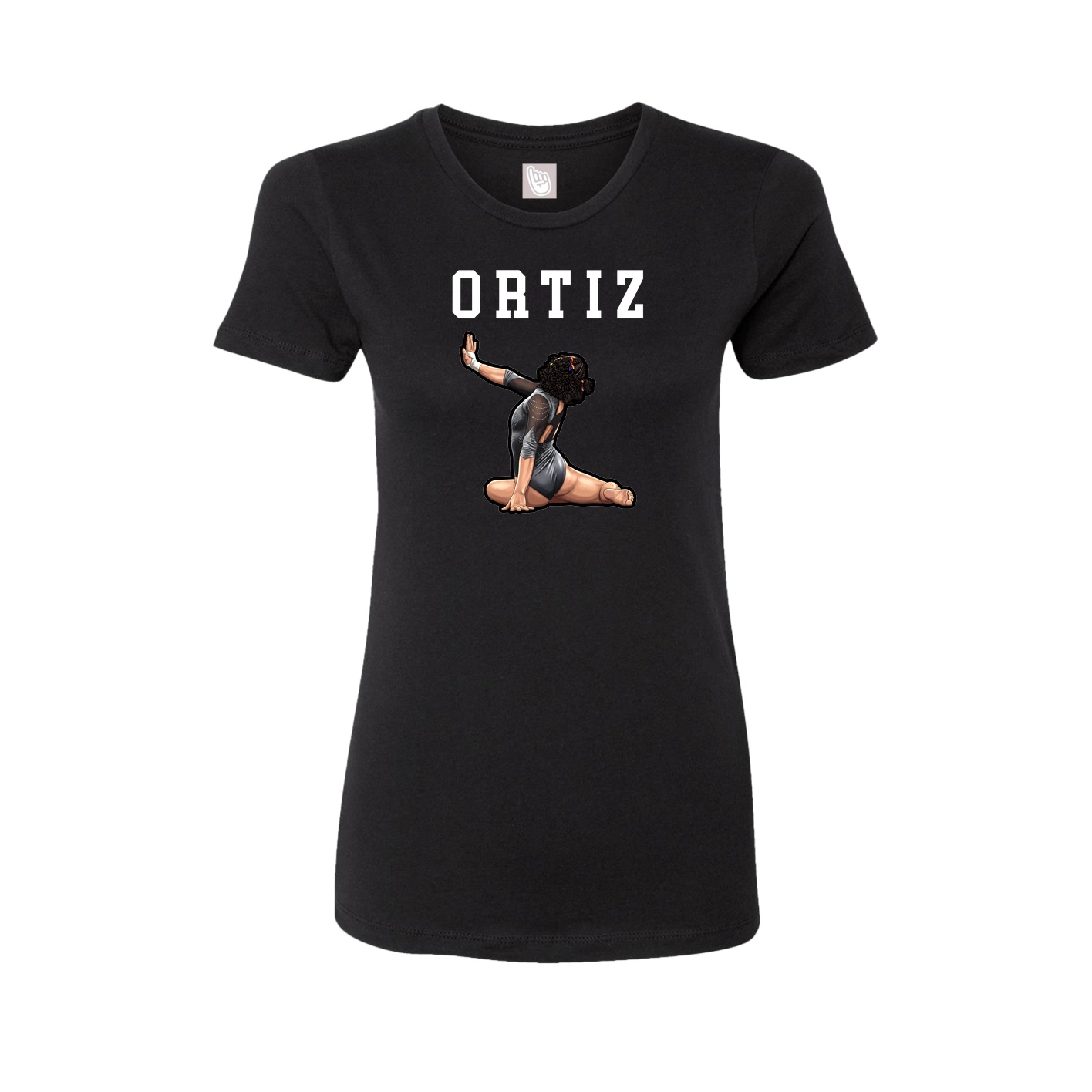 Fitted Women's Tee — Shirsey in Black