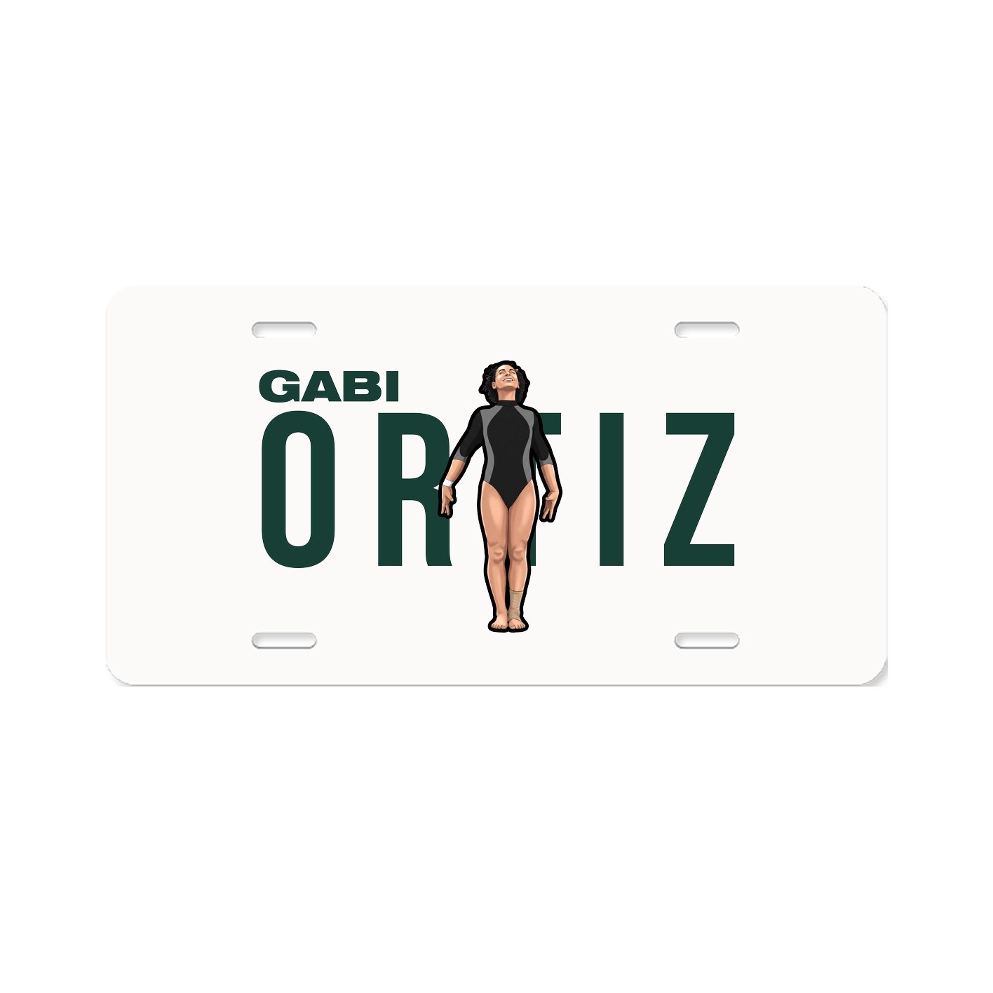 License Plate — Player Name in Classic