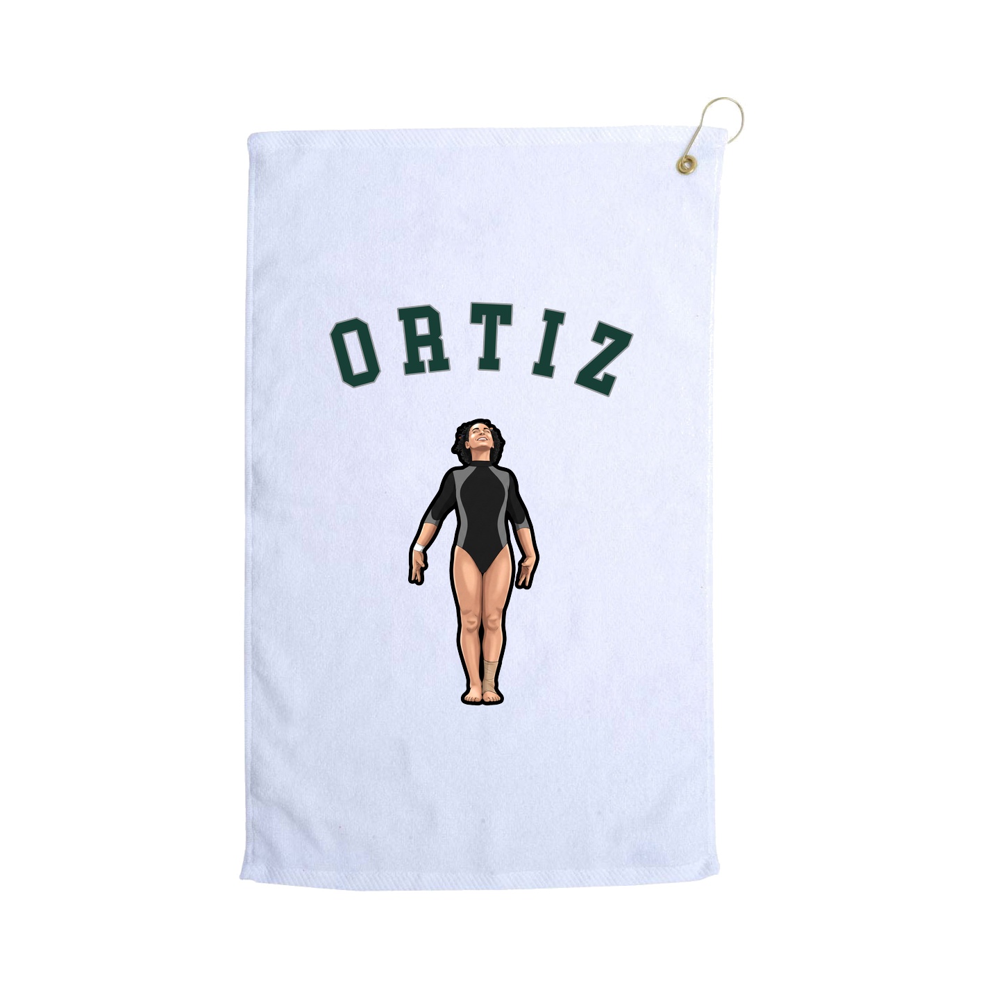 Golf Towel — Shirsey Arch in White