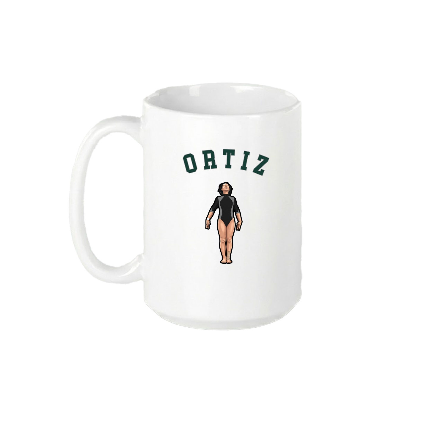 15oz Coffee Mug — Shirsey Arch in White