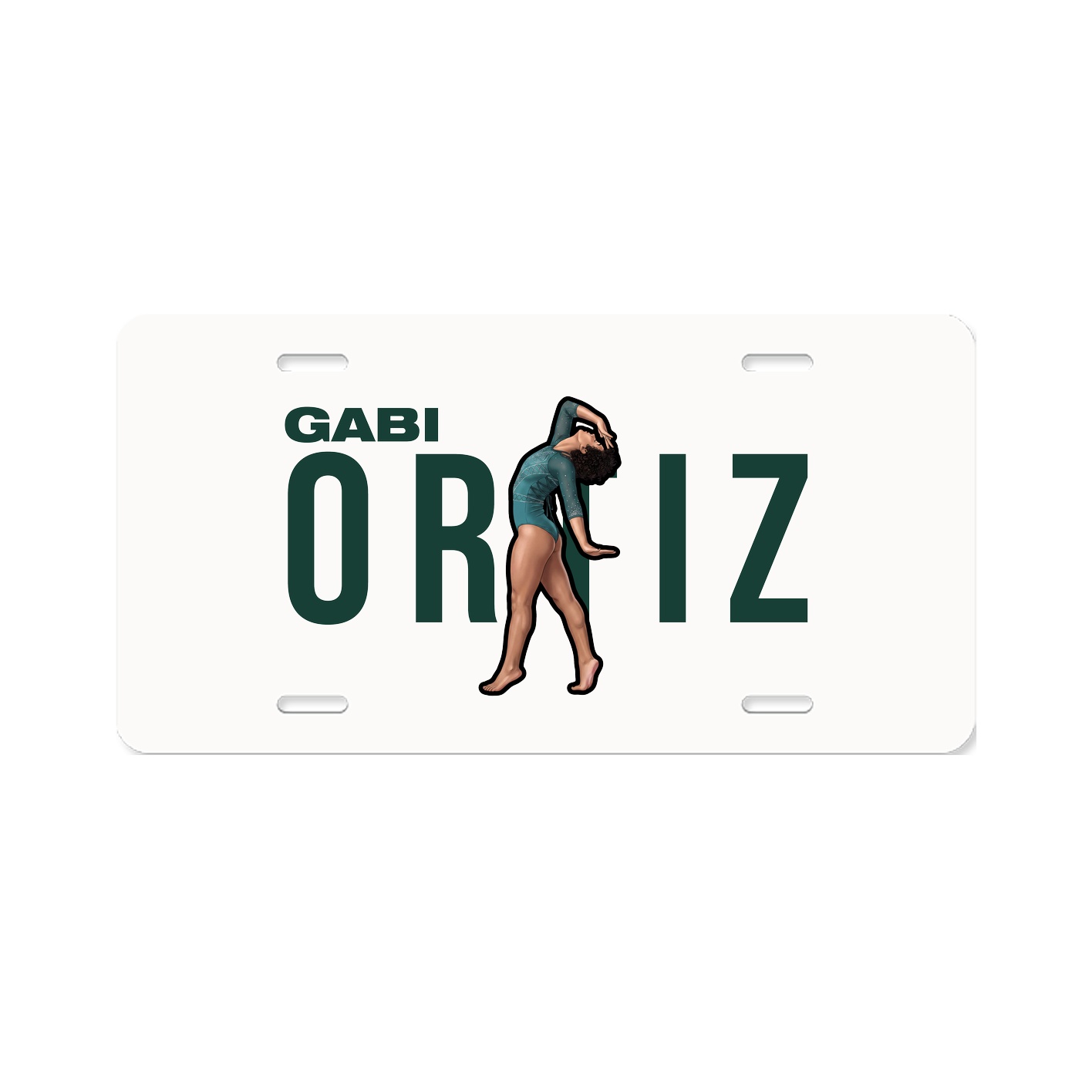 License Plate — Player Name in Classic