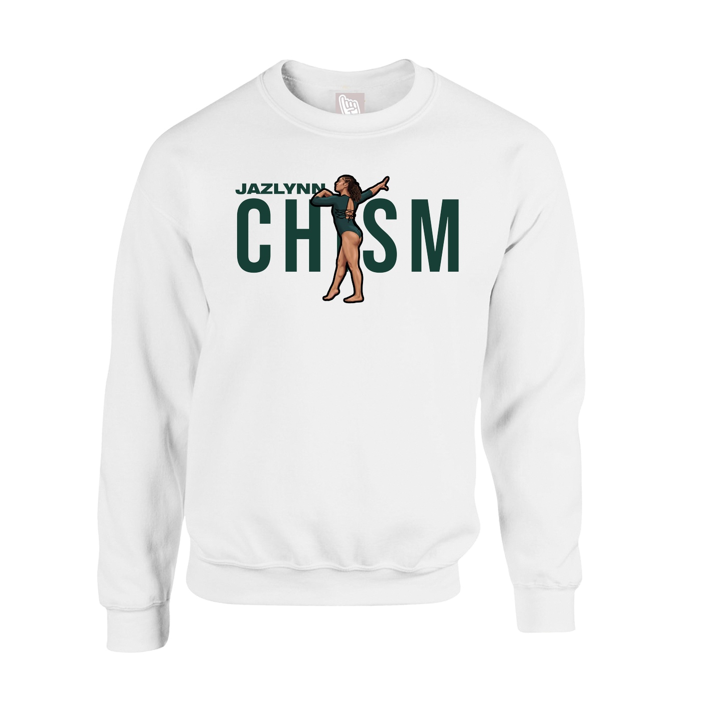Fleece Crew — Player Name in White