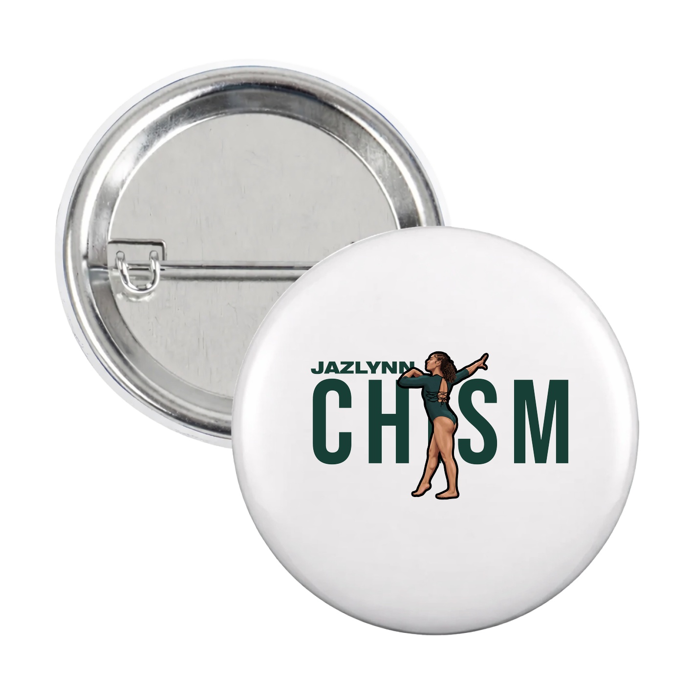 Game Day Button — Player Name in White