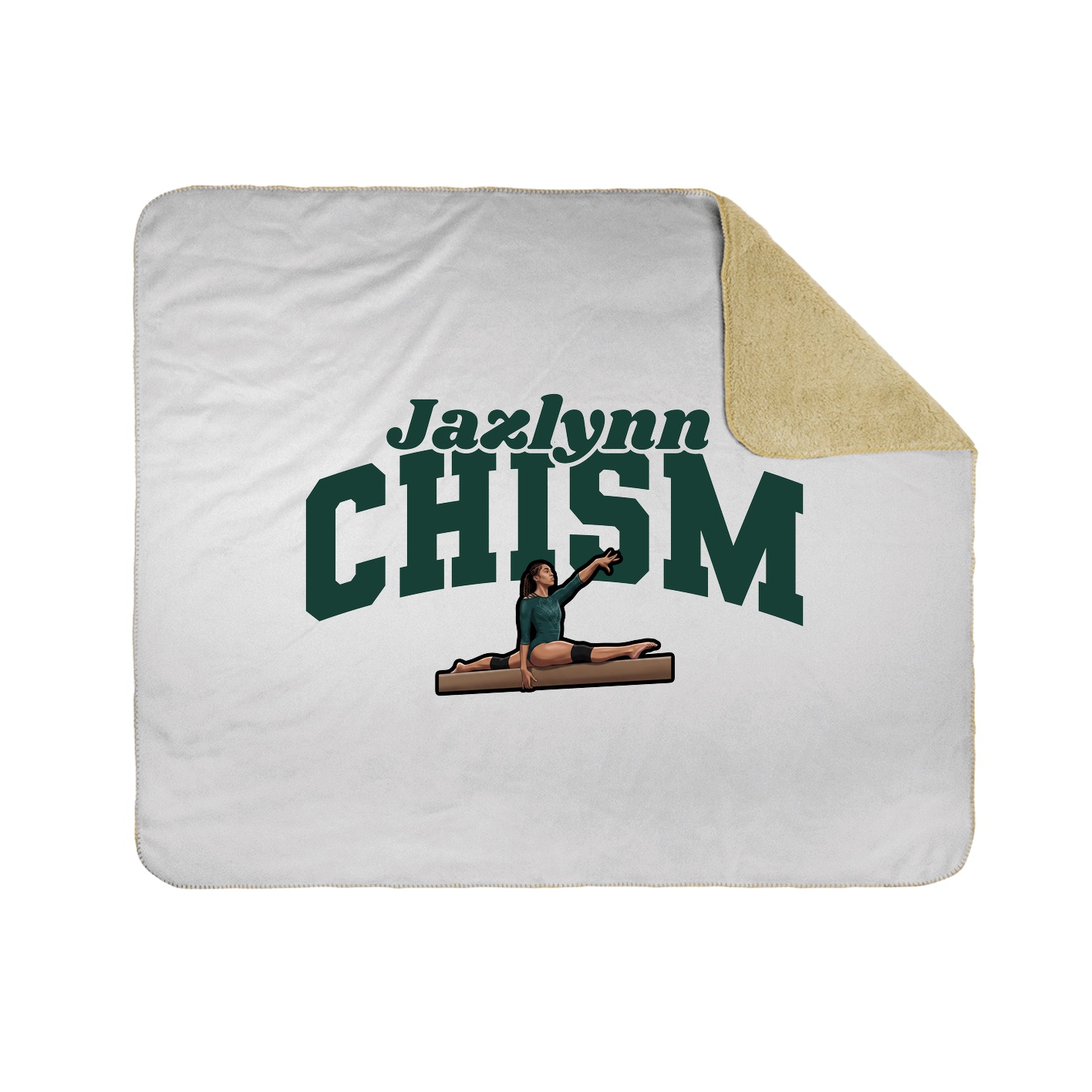 Throw Blanket — Signature Arch in White