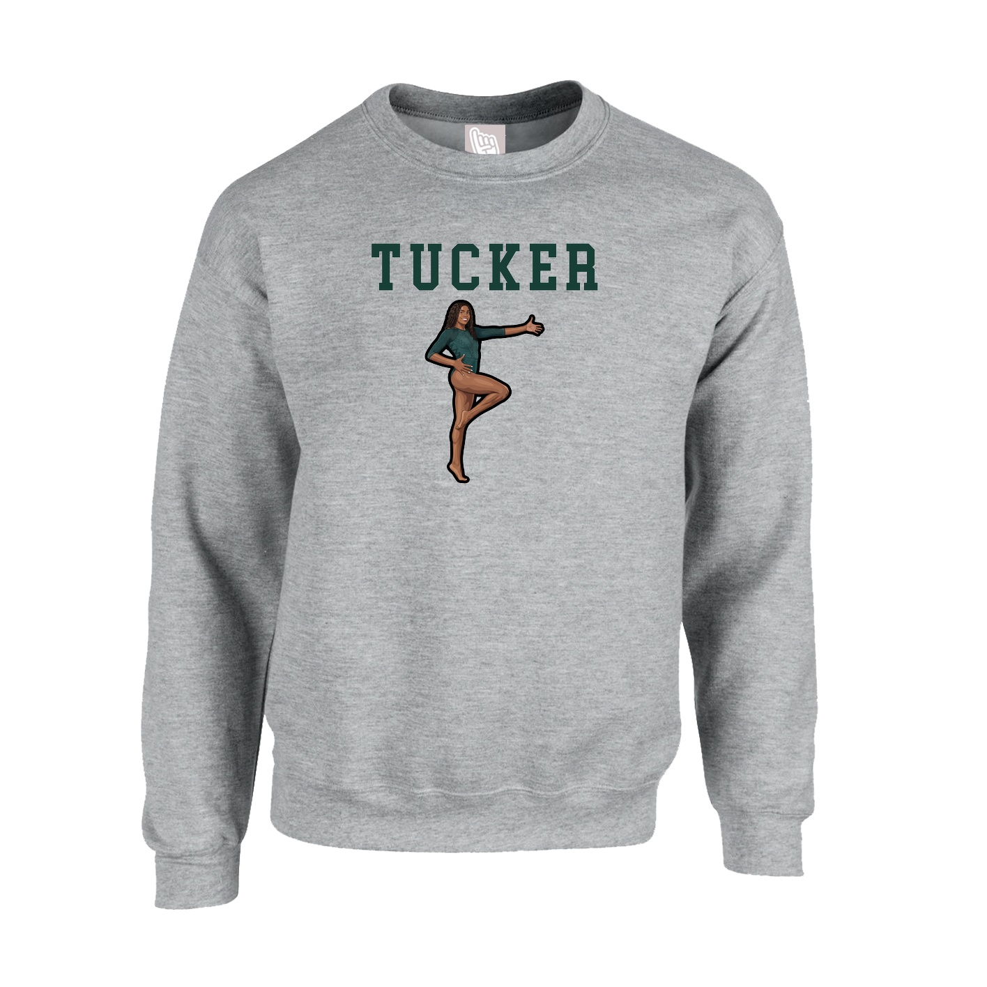 Fleece Crew — Shirsey in Grey