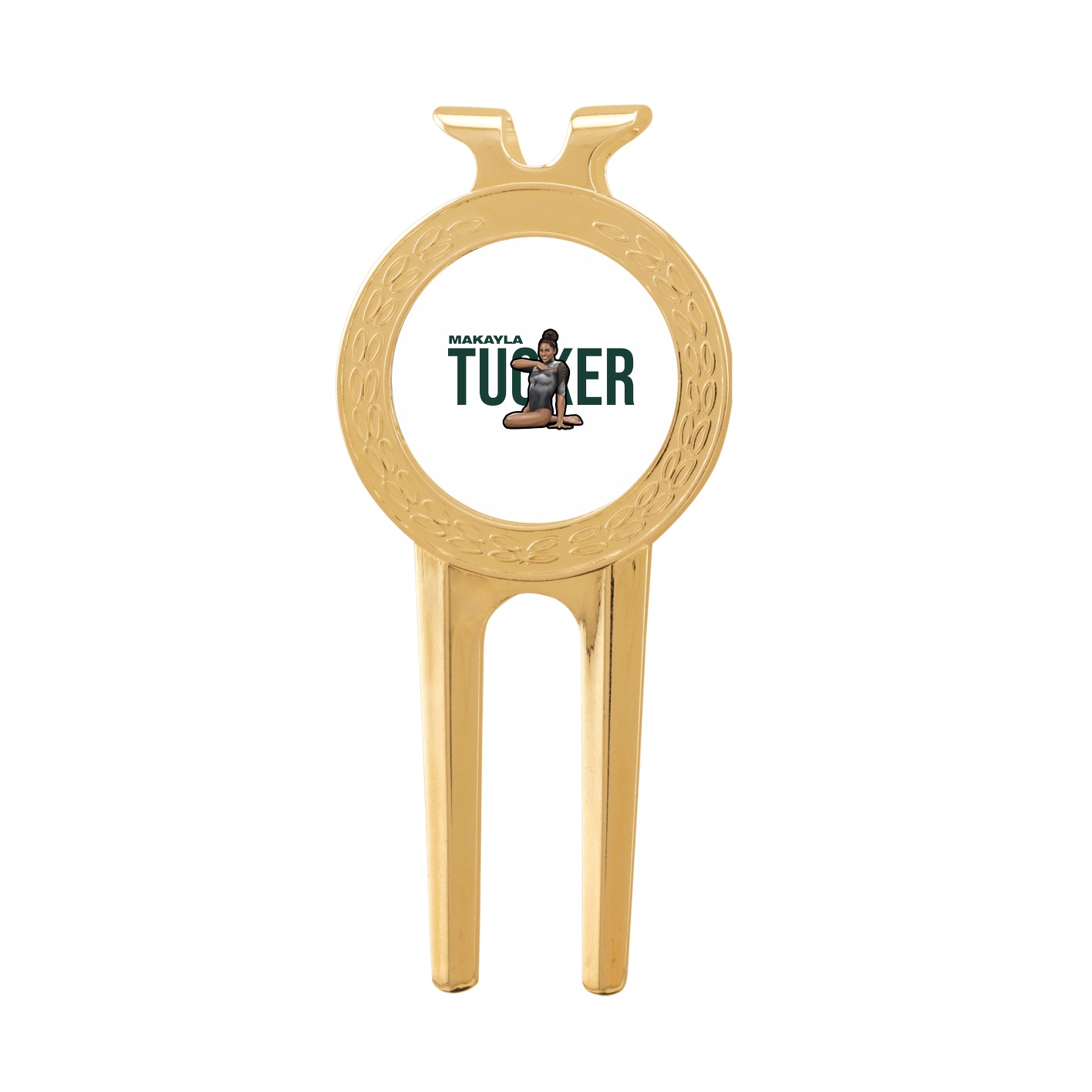Divot Tool with Ball Marker — Player Name in Classic